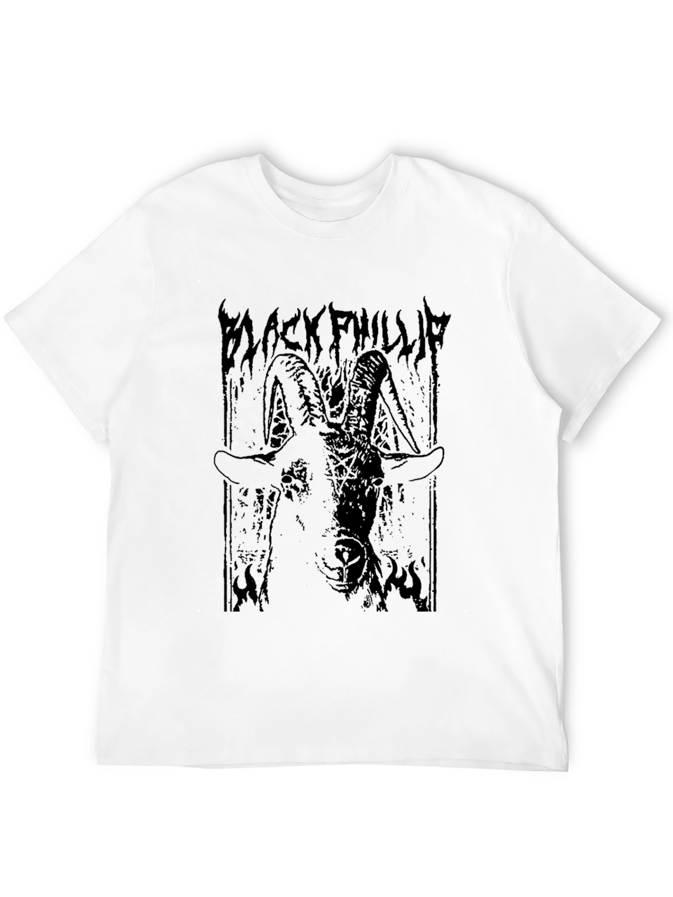Black Black Phillip Graphic Tee - Men's Black T-Shirt view 12