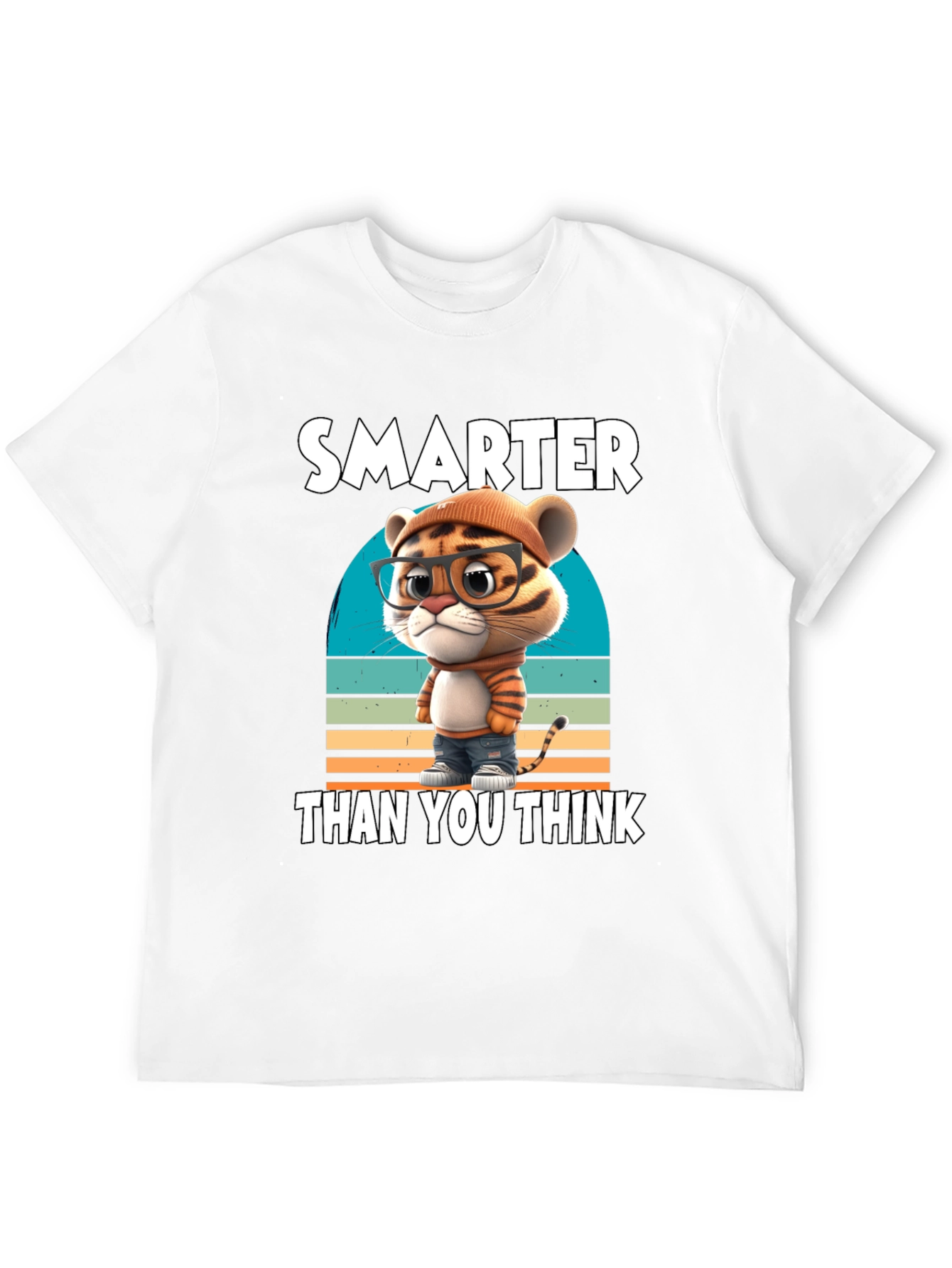 Black Smarter Than You Think Graphic Tee view 12