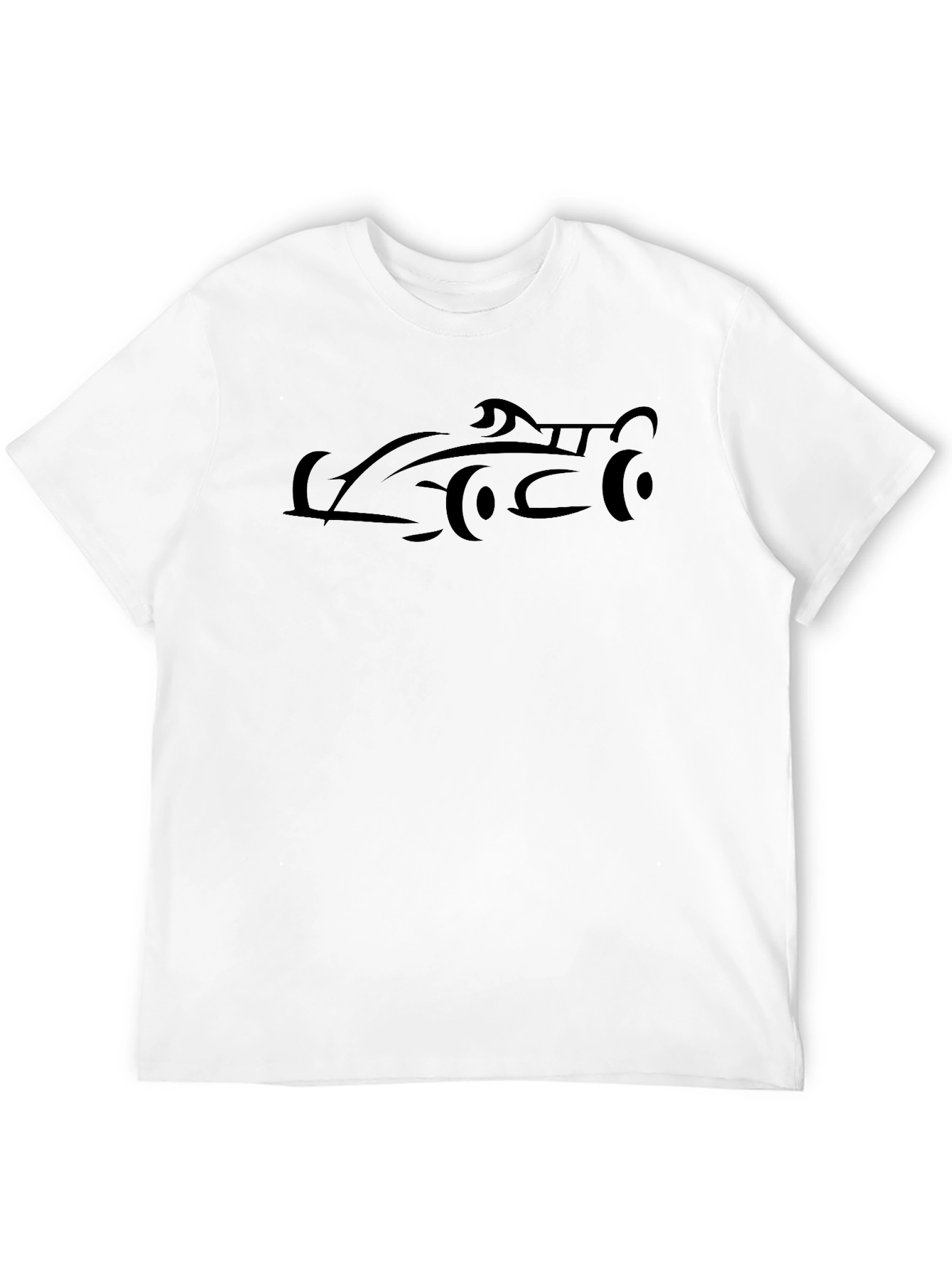 Black Sleek Black Car Graphic Tee - Modern Style view 12