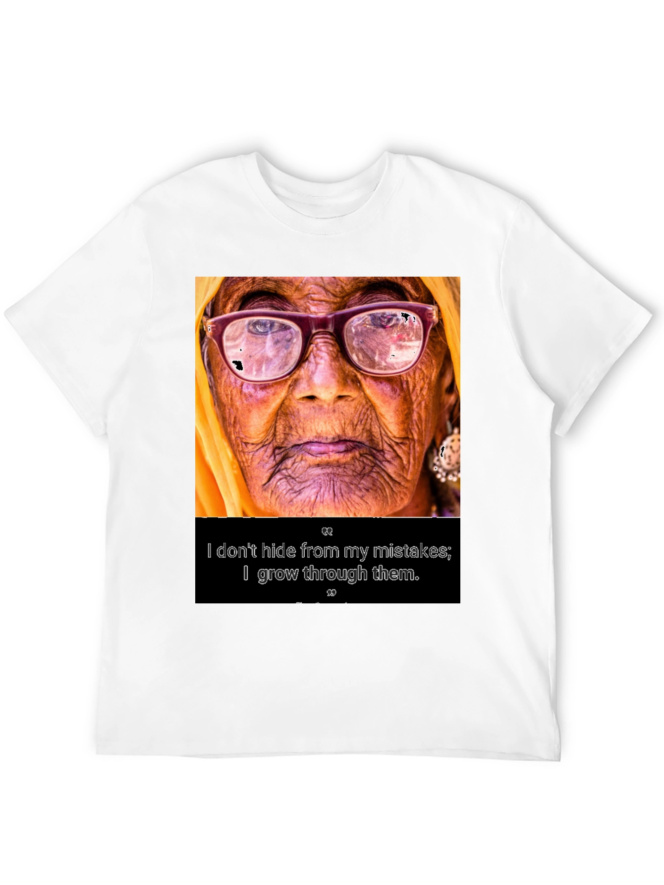 Black Growth Mindset T-Shirt - Inspiring Quote Tee view 12