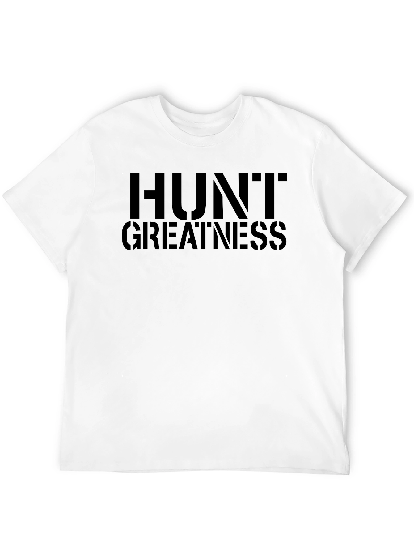 Black Hunt Greatness Black Graphic T-Shirt view 12