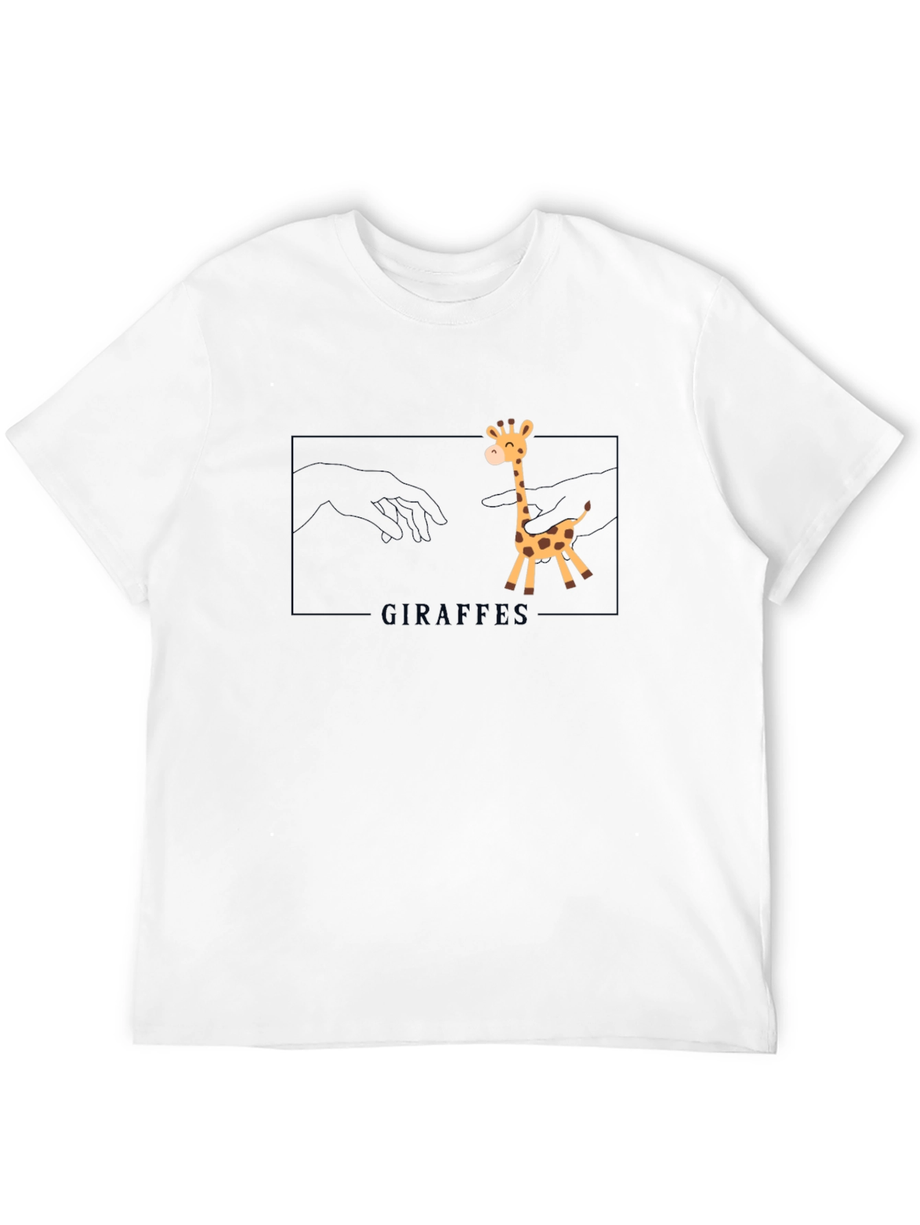Black Giraffe Creation Black T-Shirt view 12