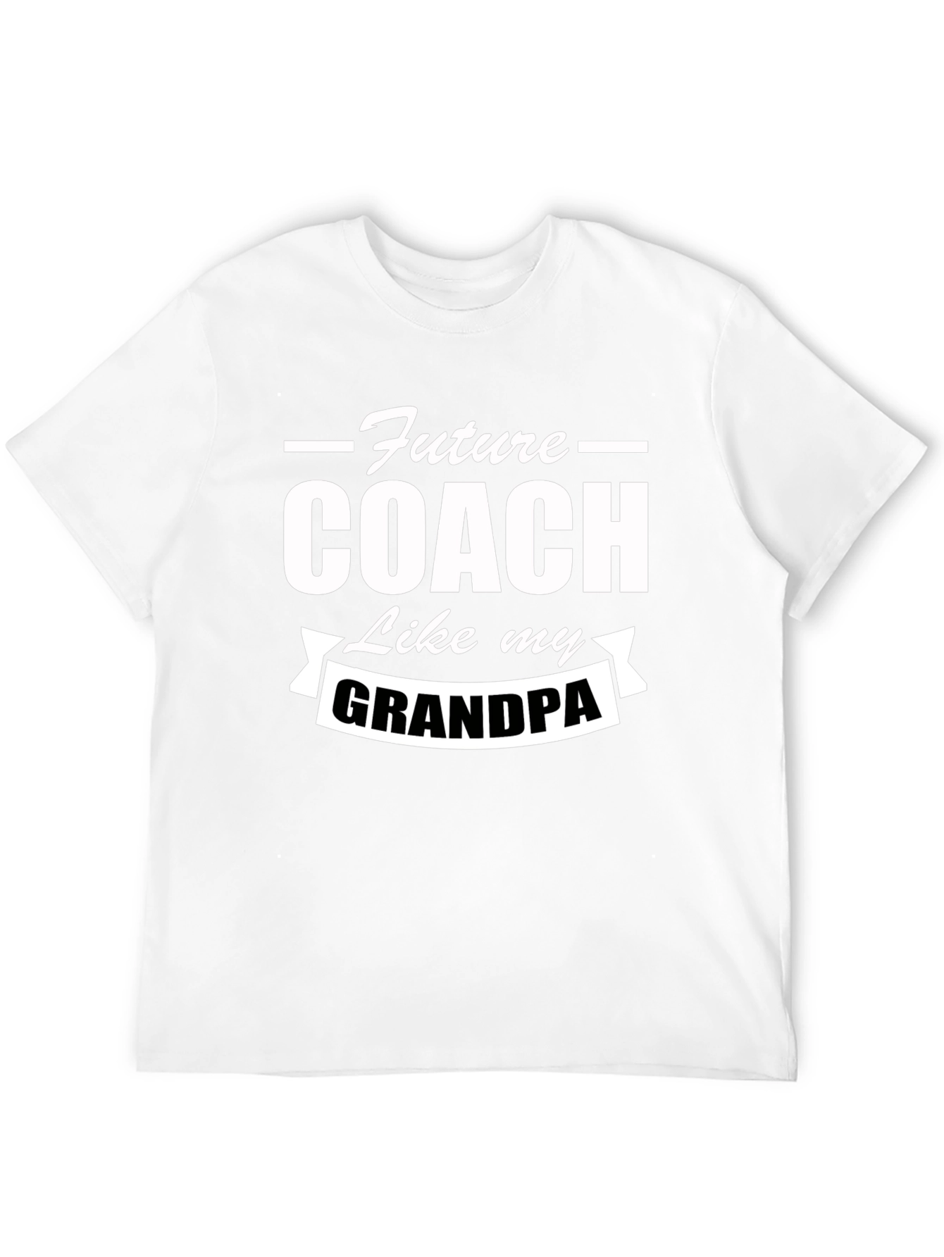 Black Future Coach Like My Grandpa Black T-Shirt view 12
