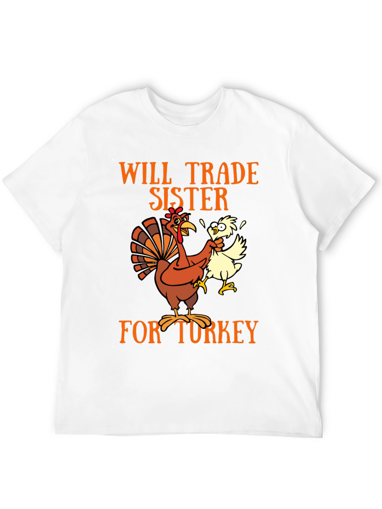 Black Funny Turkey Trade Thanksgiving T-Shirt view 12