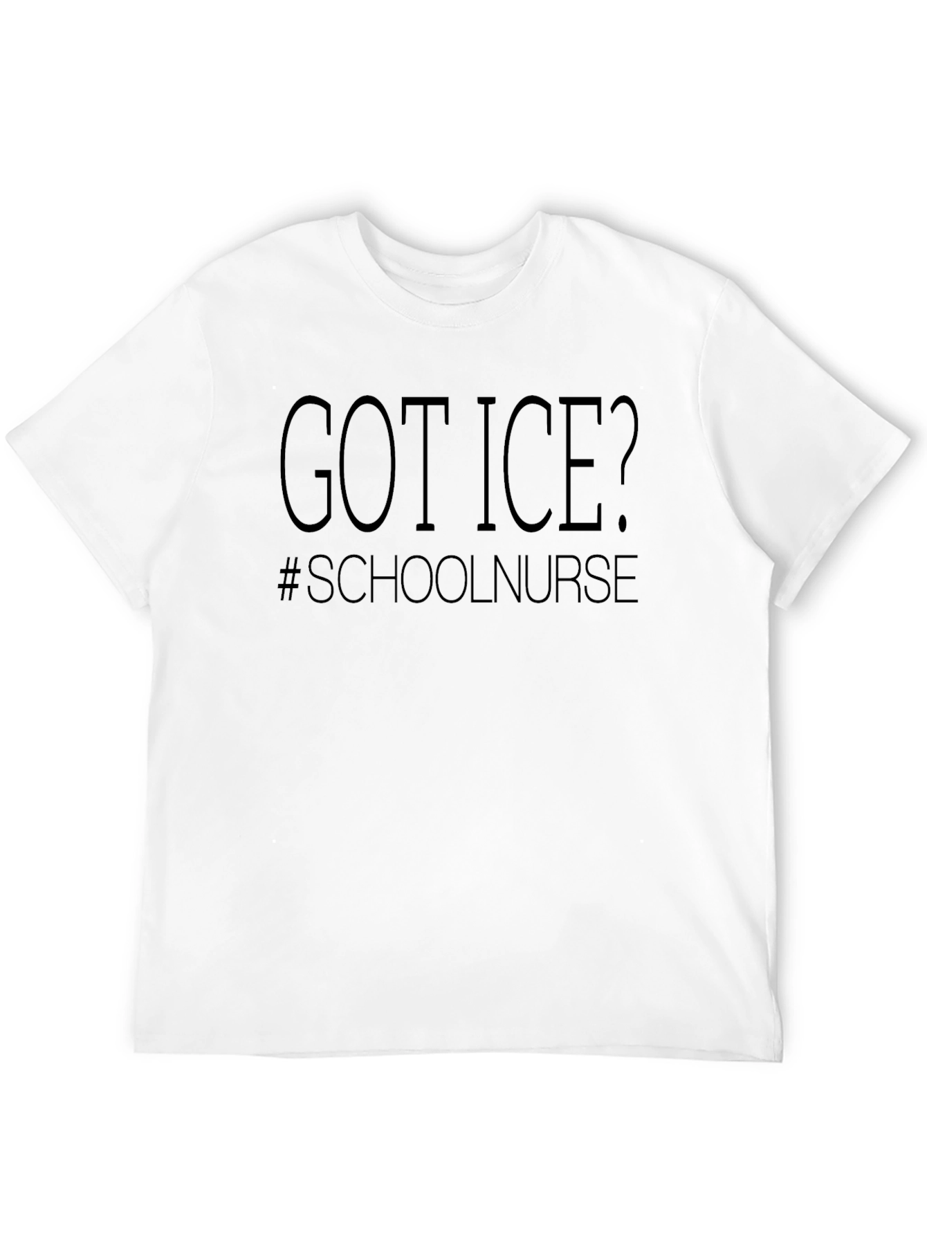 Black Got Ice? School Nurse T-Shirt view 12