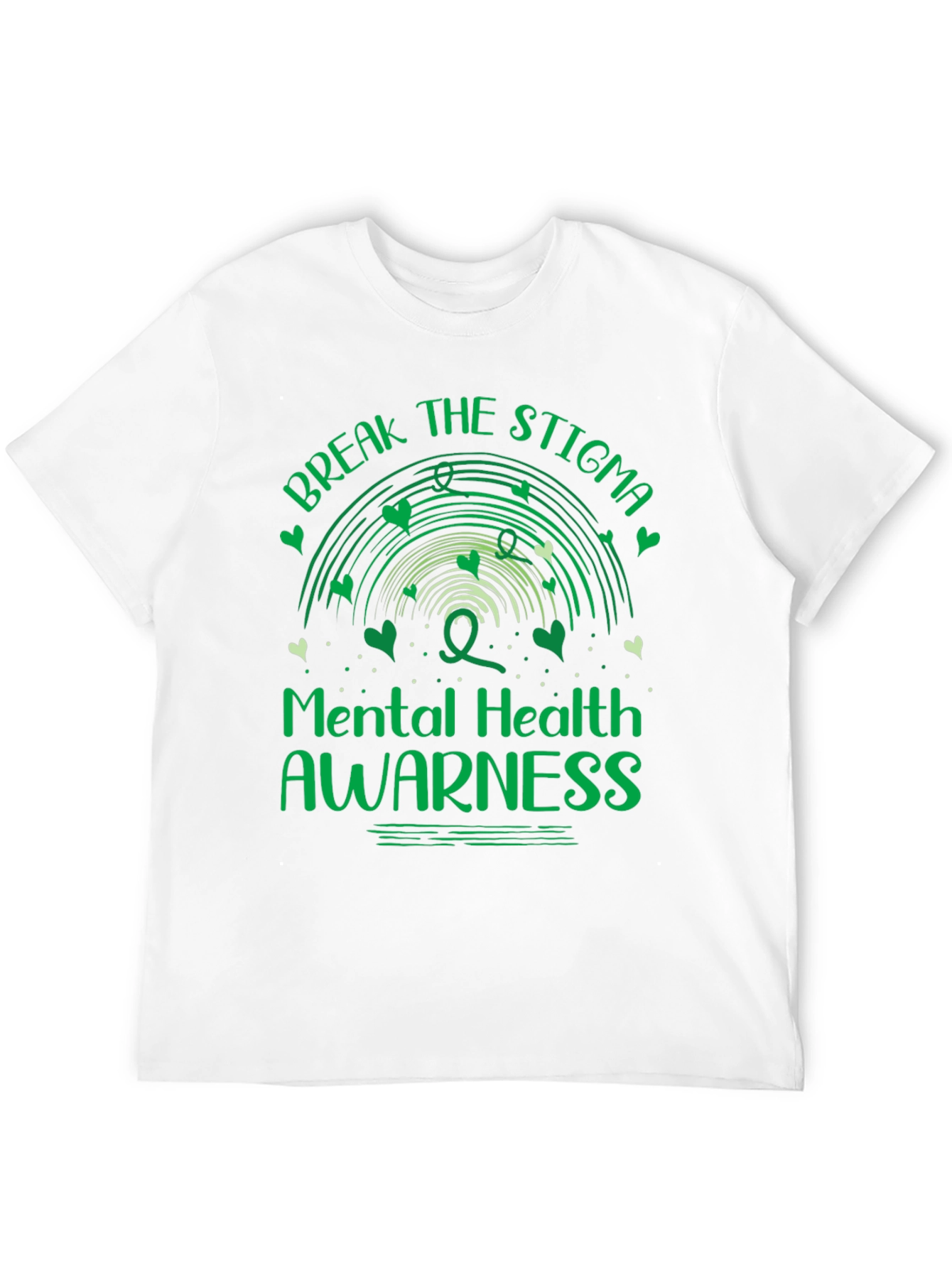 Black Mental Health Awareness T-Shirt - Break the Stigma view 12