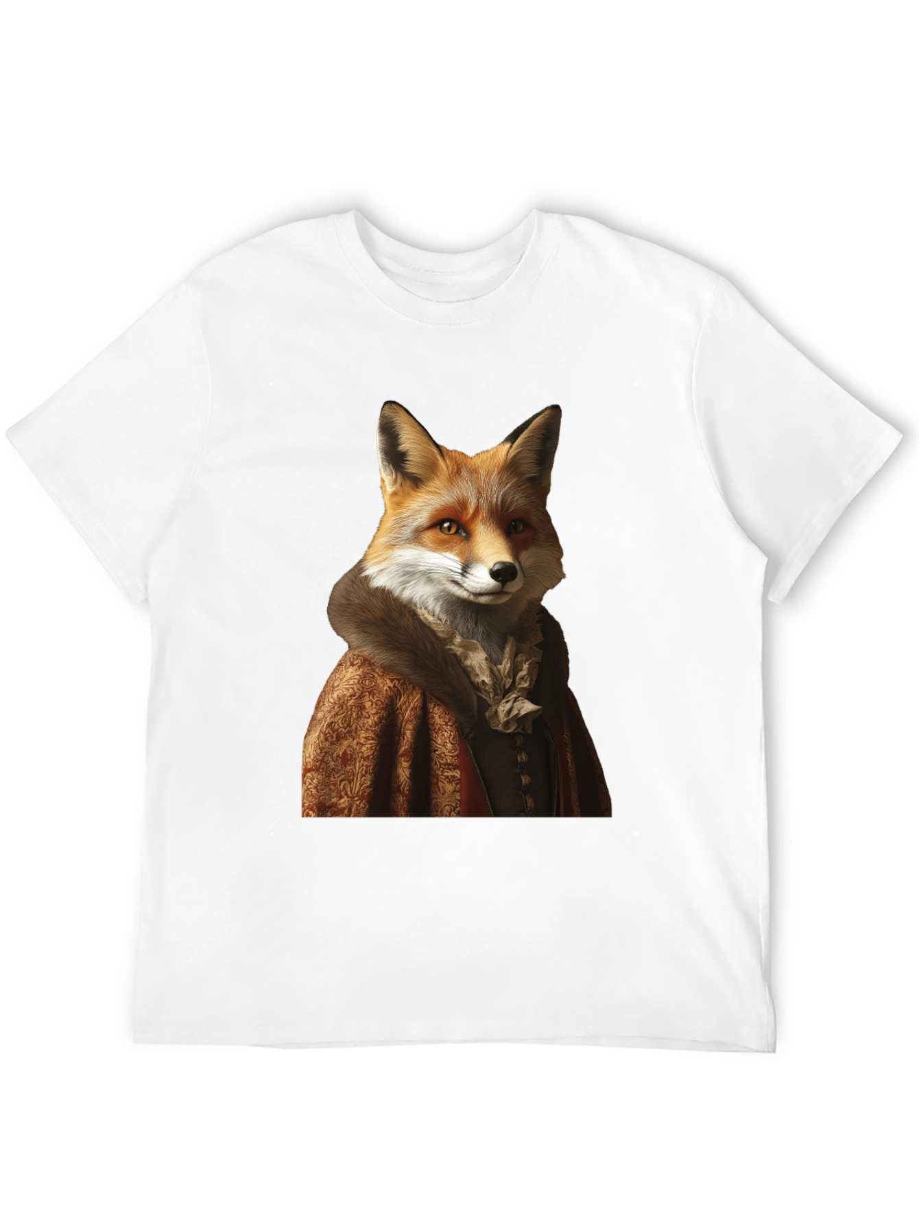 Black Fox Portrait Graphic Tee - Renaissance Style view 12