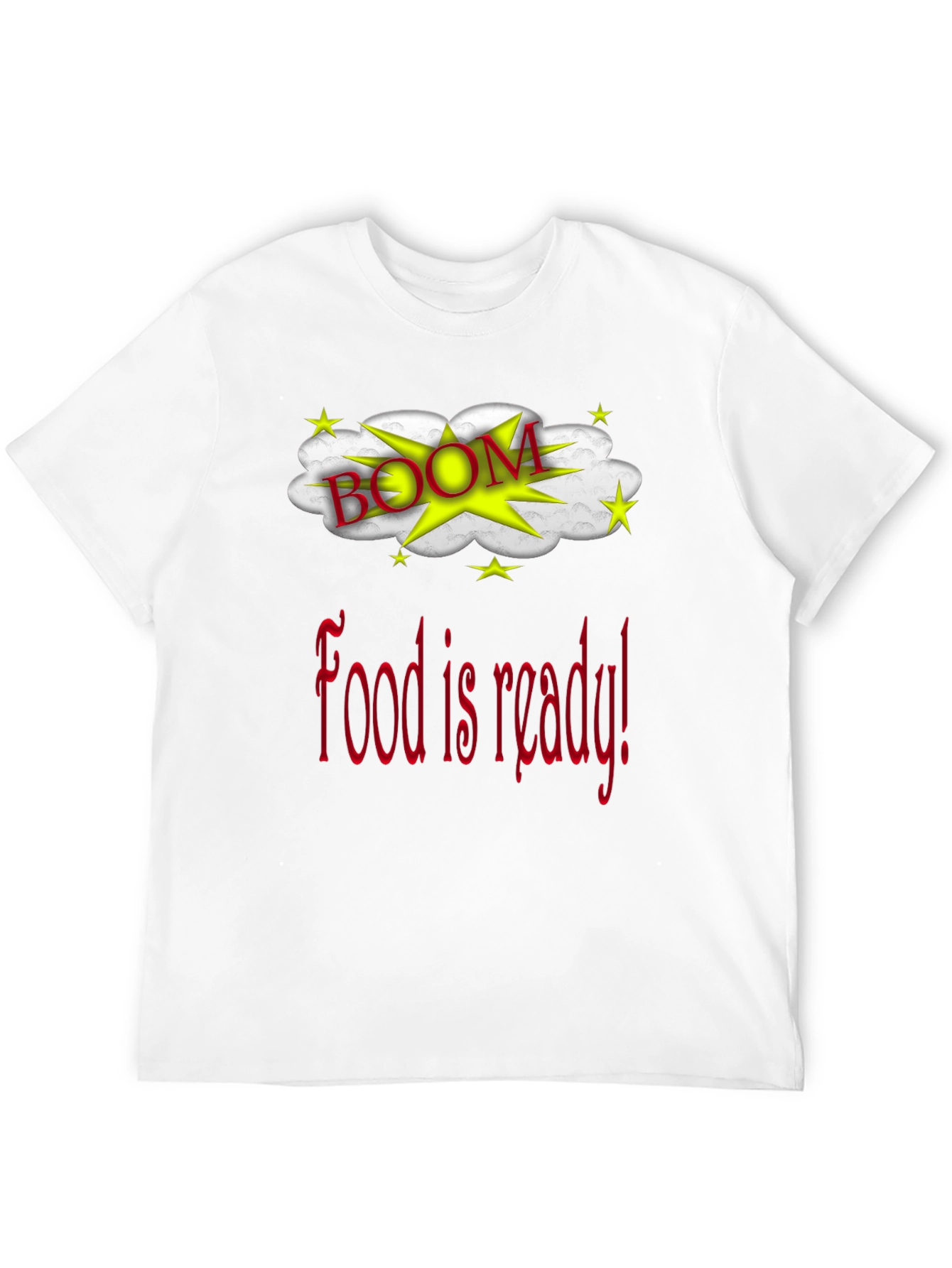 Black Food Is Ready Boom Graphic T-Shirt view 12