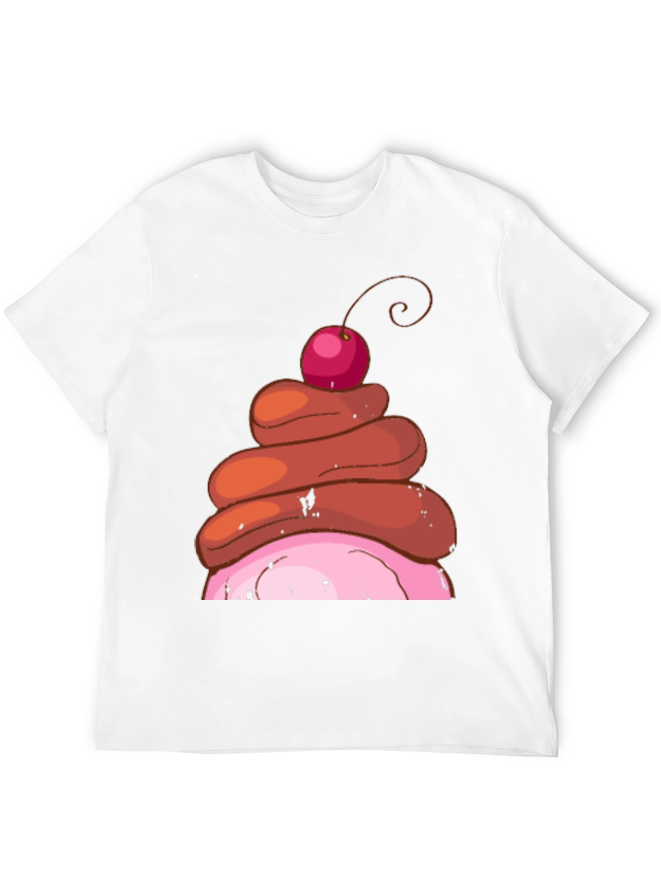 Black Funny Poop Dessert T-Shirt view 12