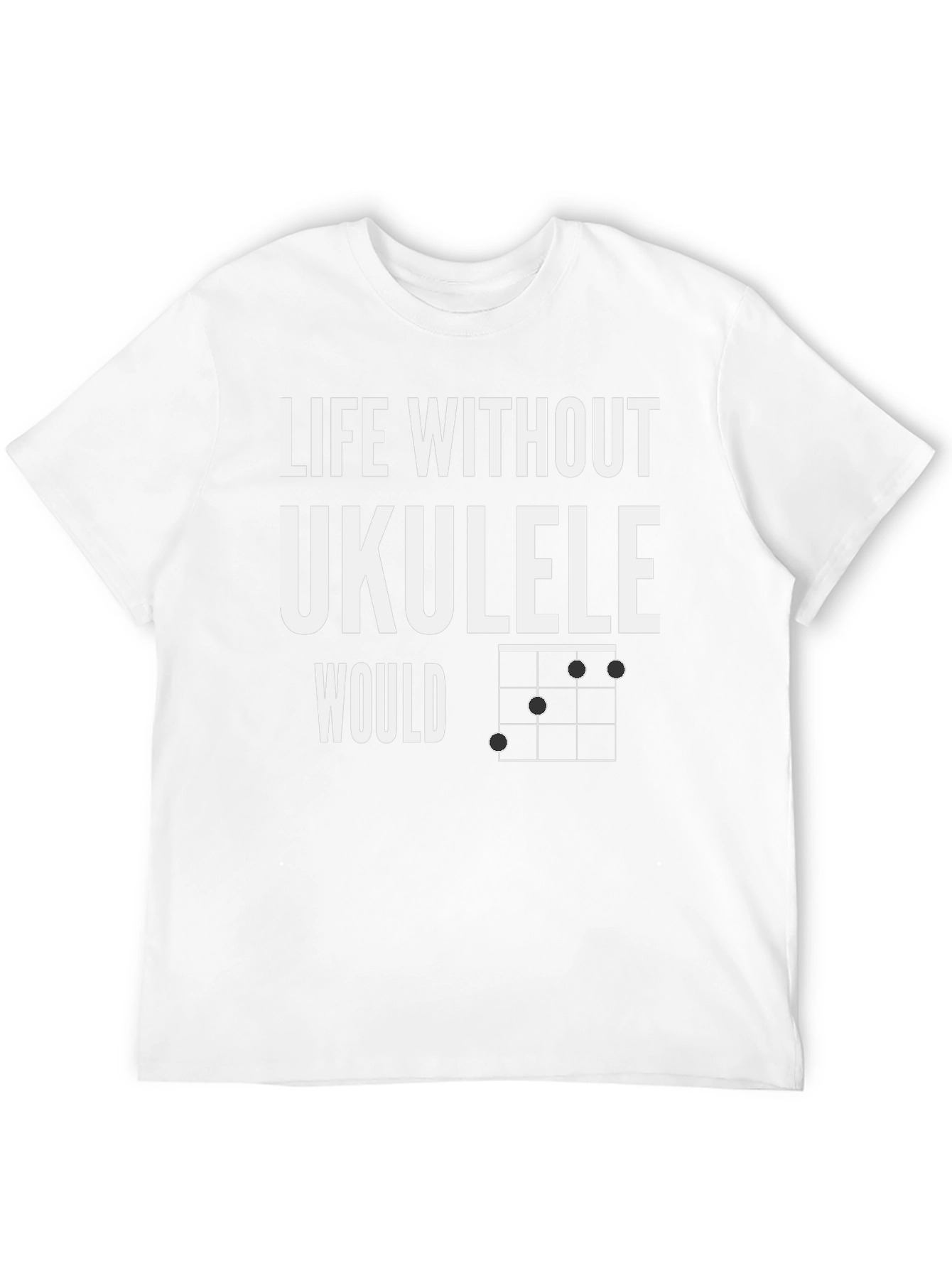 Black Life Without Ukulele T-Shirt view 12