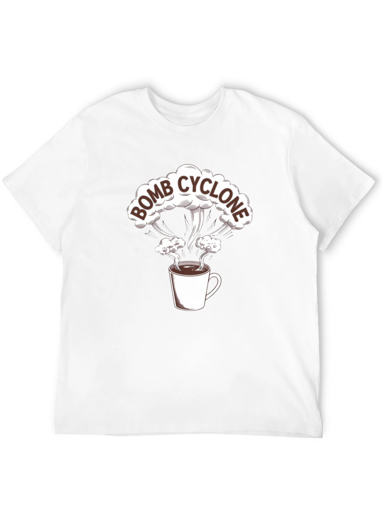 Black Bomb Cyclone Coffee Graphic T-Shirt view 12