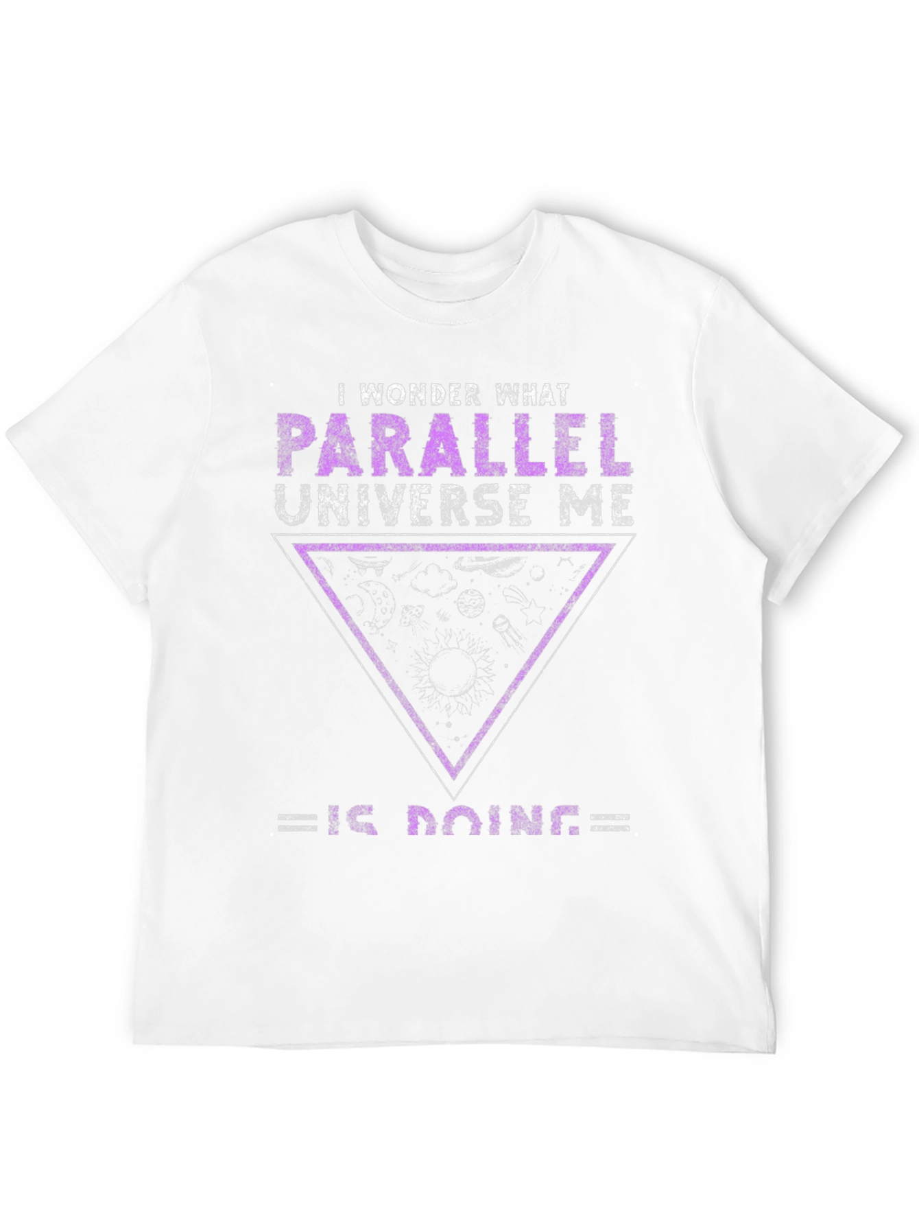 Black Parallel Universe Me Graphic T-Shirt view 12