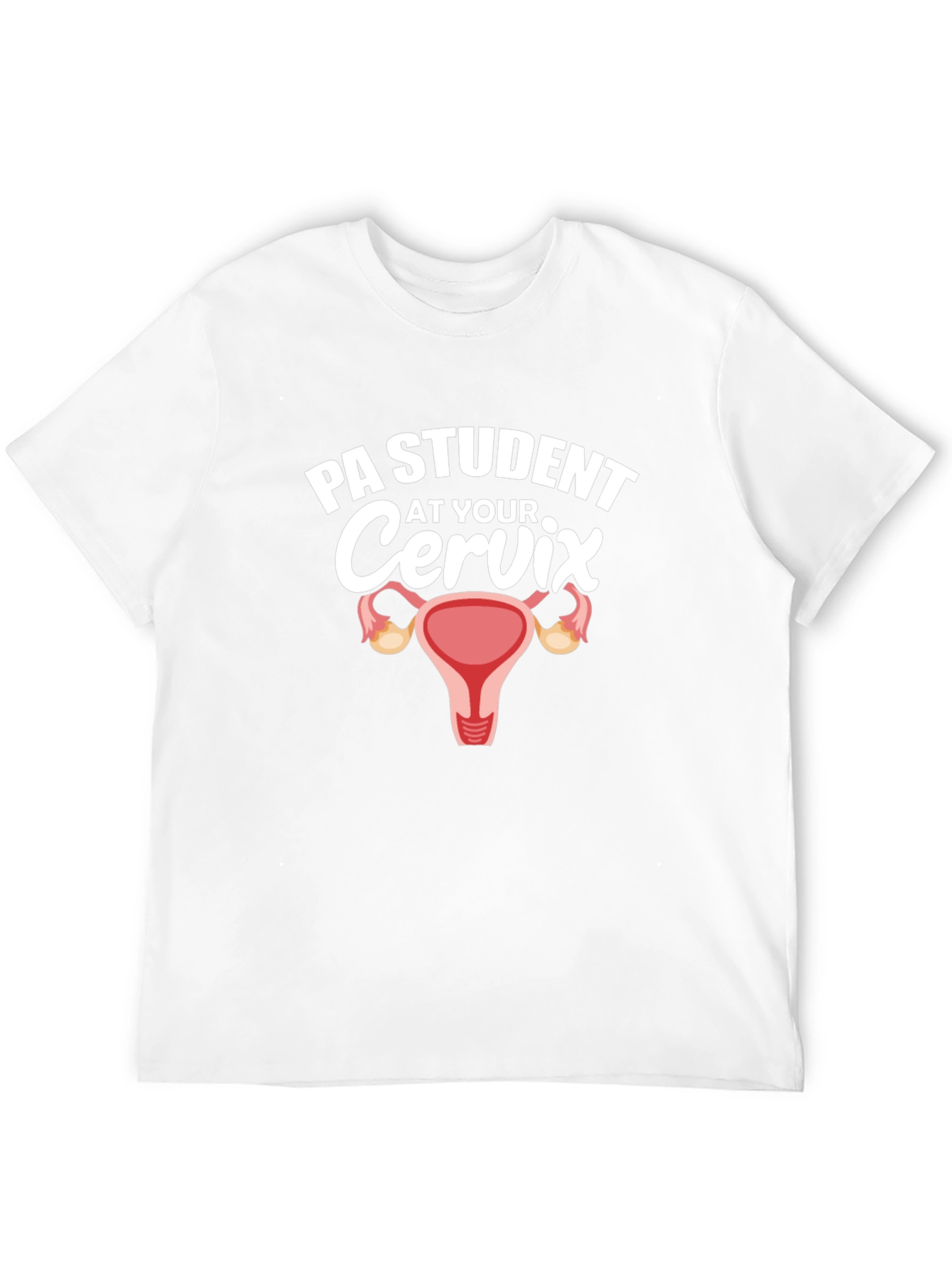 Black PA Student At Your Cervix Graphic T-Shirt view 12