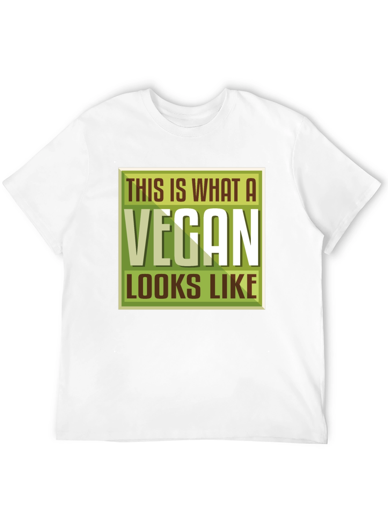Black Vegan T-Shirt - This is What a Vegan Looks Like - Black view 12