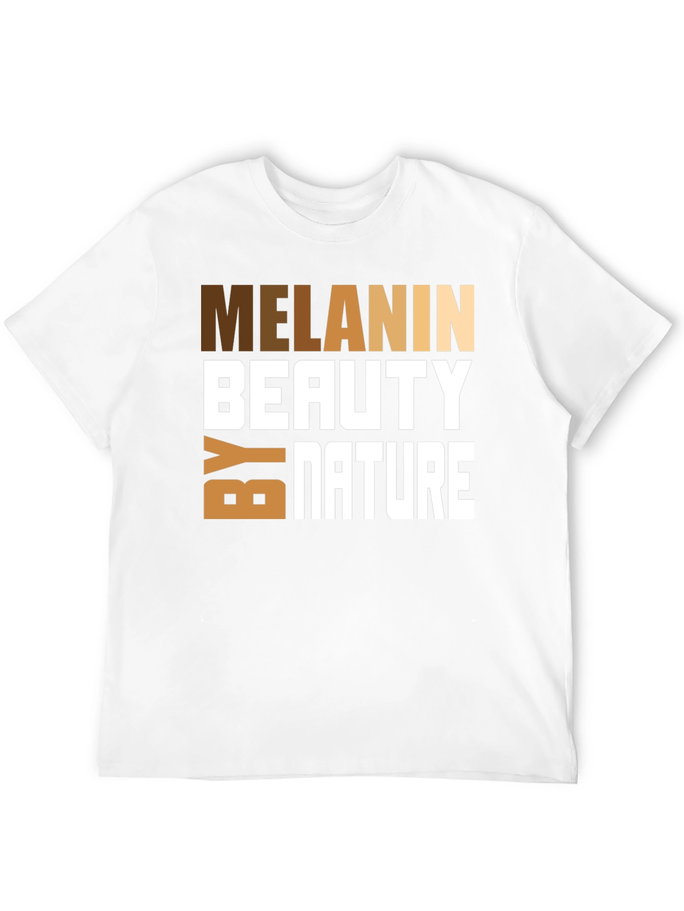 Black Melanin Beauty by Nature Graphic Tee view 12