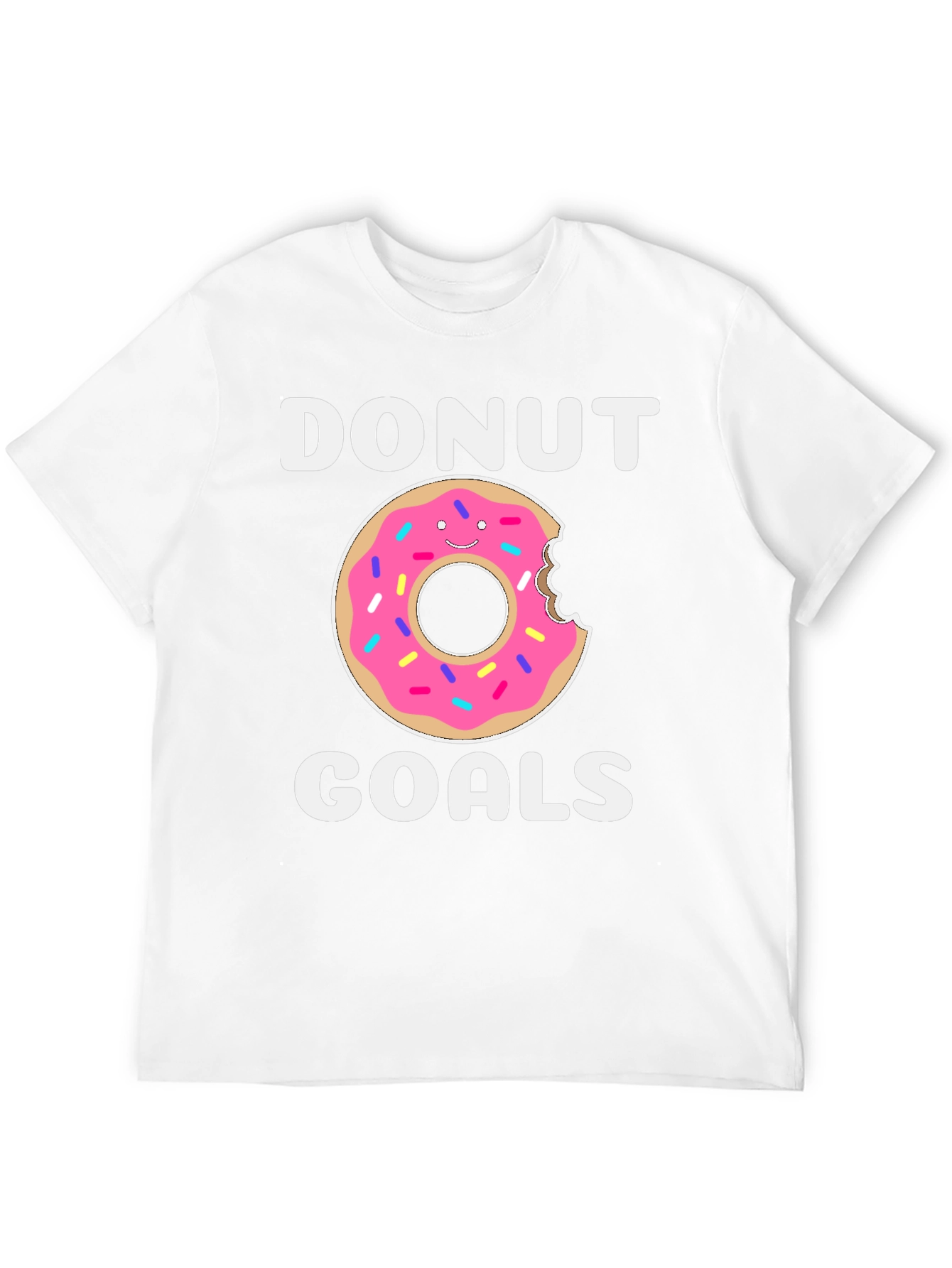 Black Donut Goals Graphic T-Shirt view 12