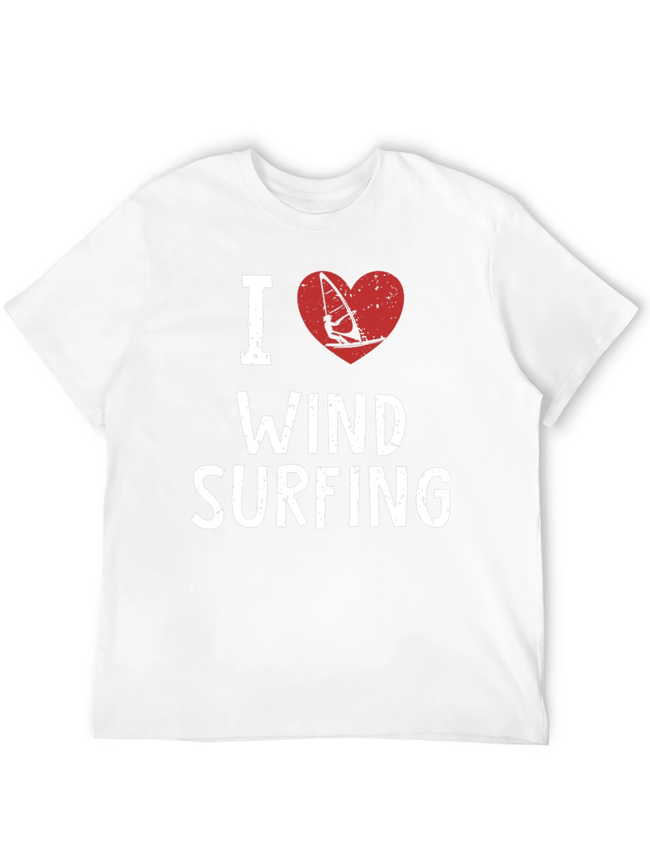 Black I Heart Windsurfing T-Shirt view 12