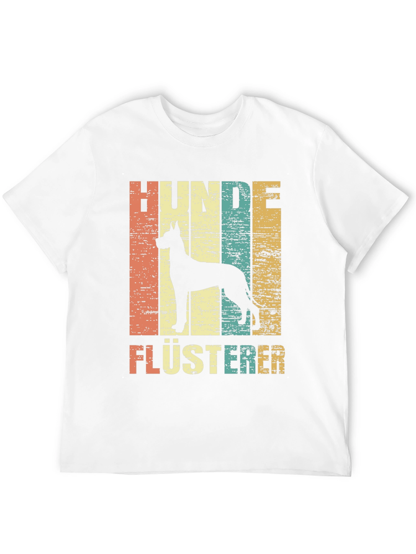 Black Hunde Flusterer Dog Whisperer Graphic Tee view 12