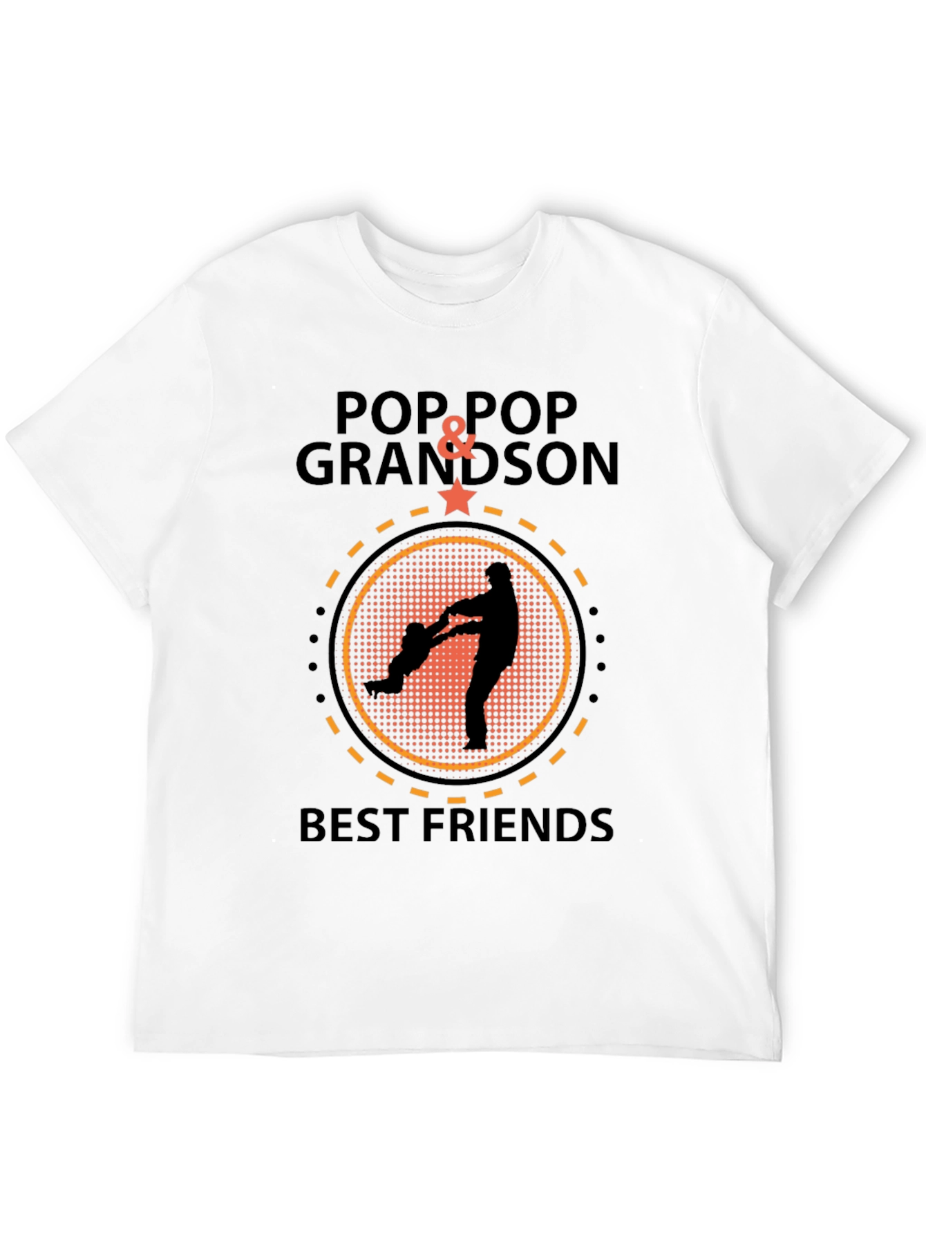 Black Pop Pop & Grandson Best Friends Black T-Shirt view 12
