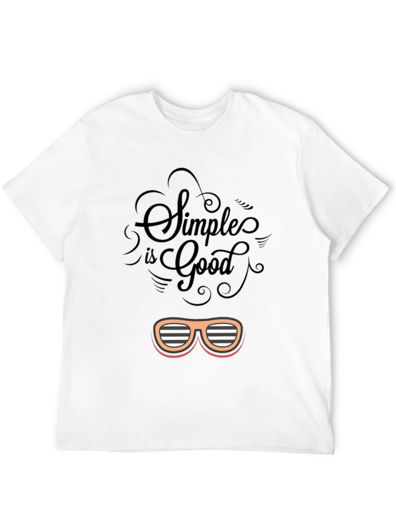 Simple is Good Graphic Tee - 12