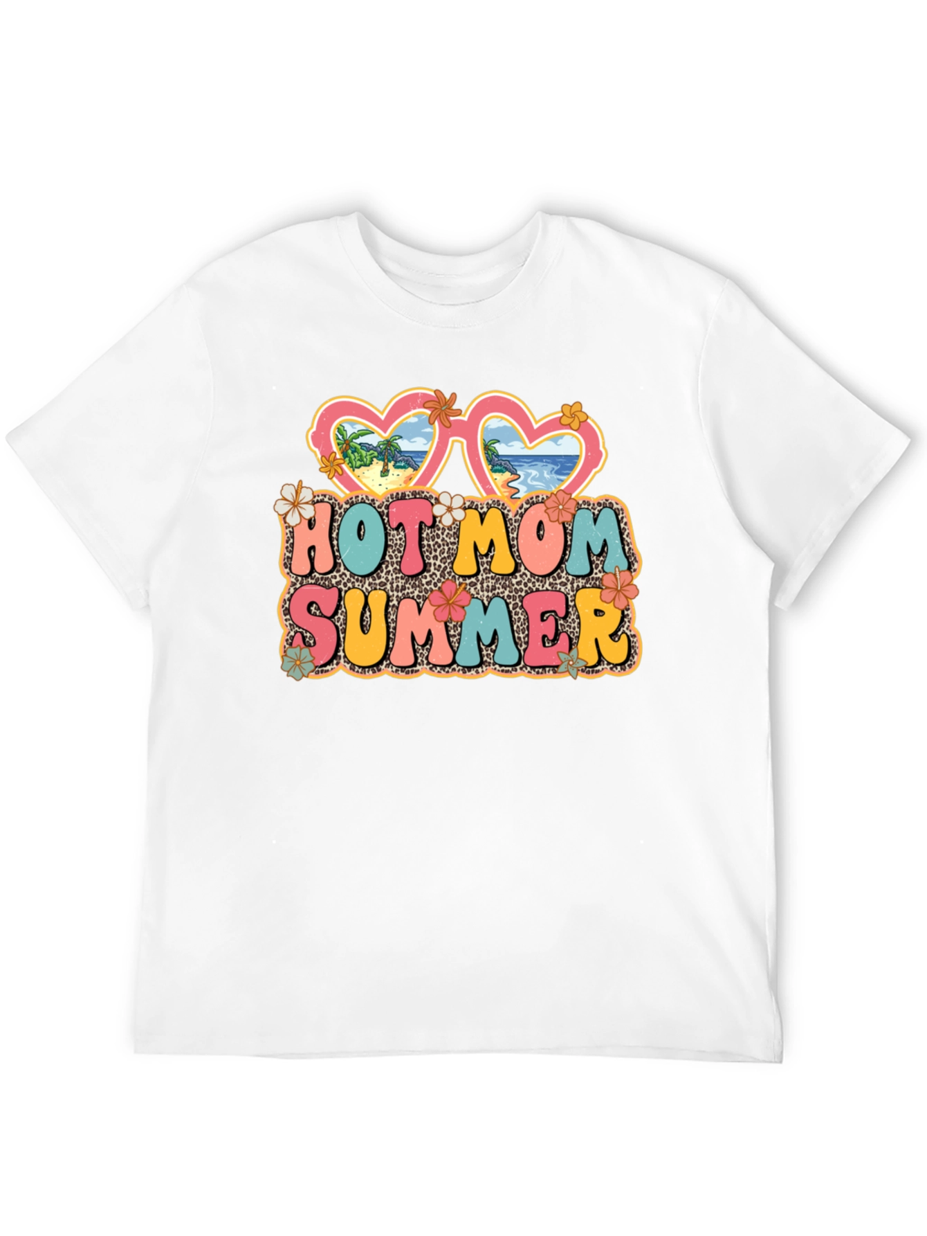 Black Hot Mom Summer Graphic T-Shirt, Unisex view 12