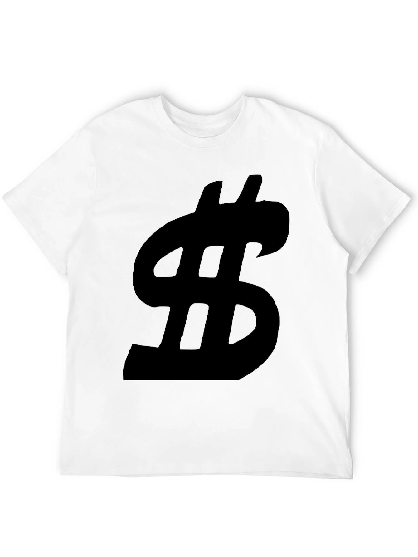 Black Statement Dollar Sign Graphic Tee - Black view 12