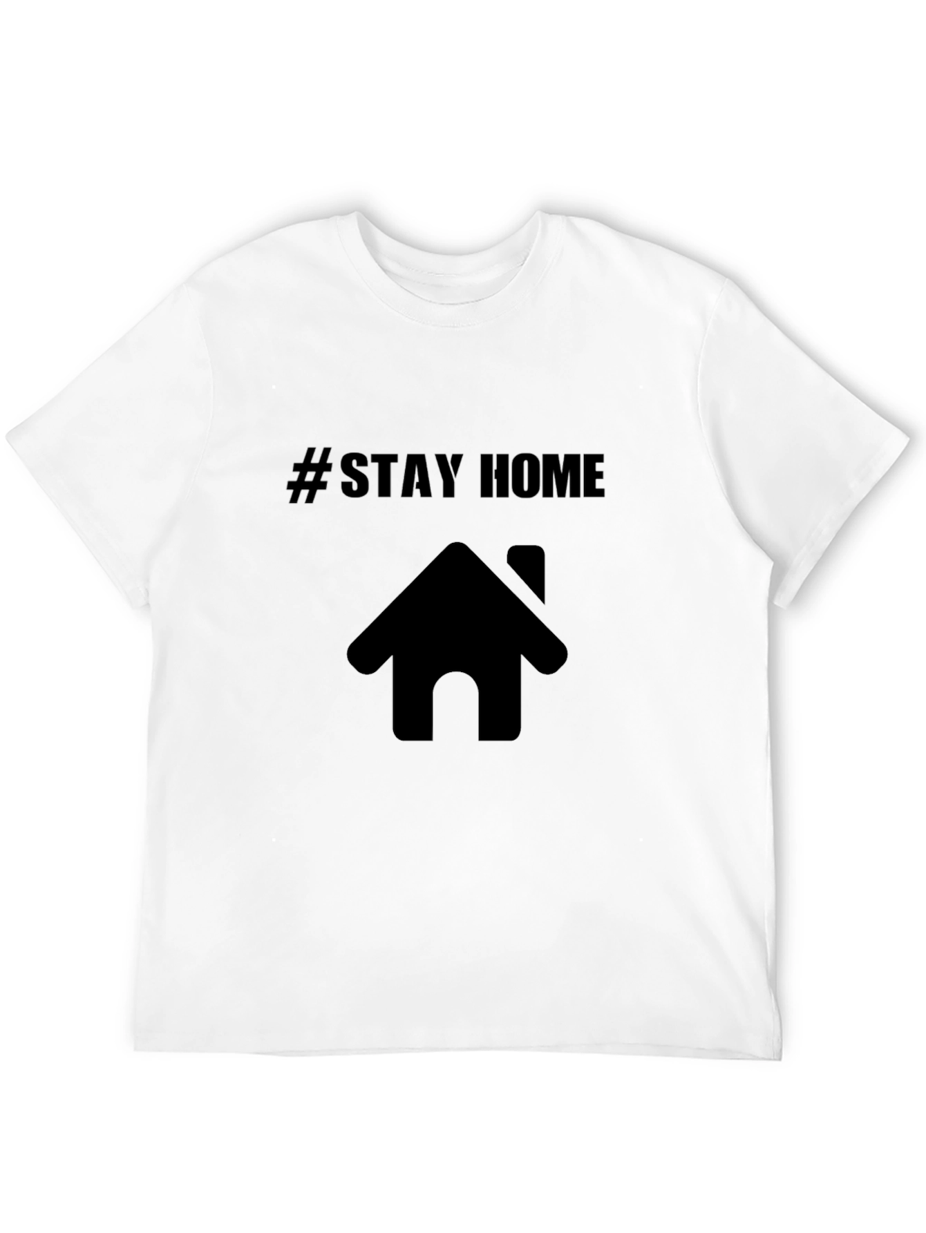 Black Stay Home Graphic Tee - Black T-Shirt view 12