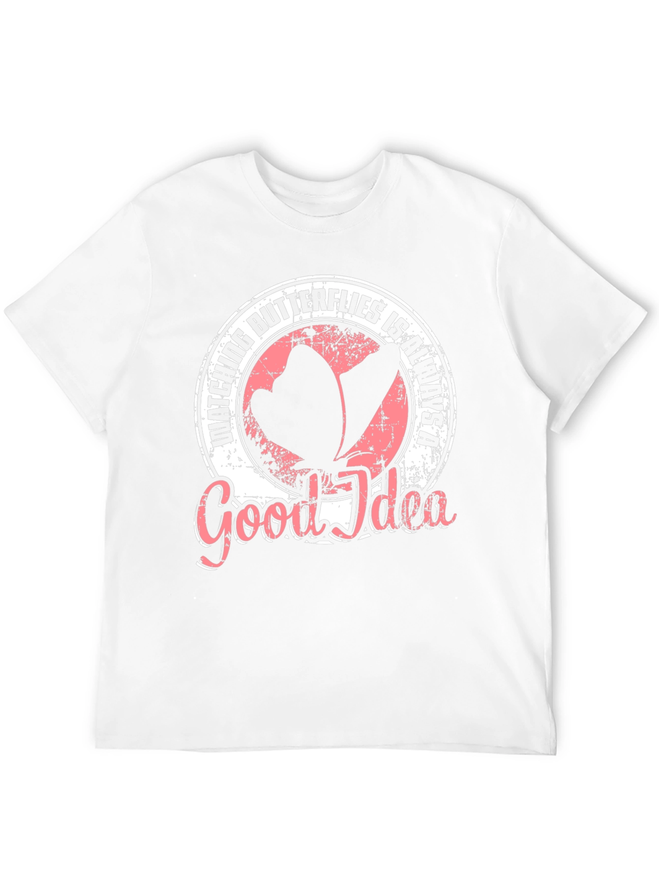 Black Butterfly Watching Graphic Tee - A Good Idea! view 12