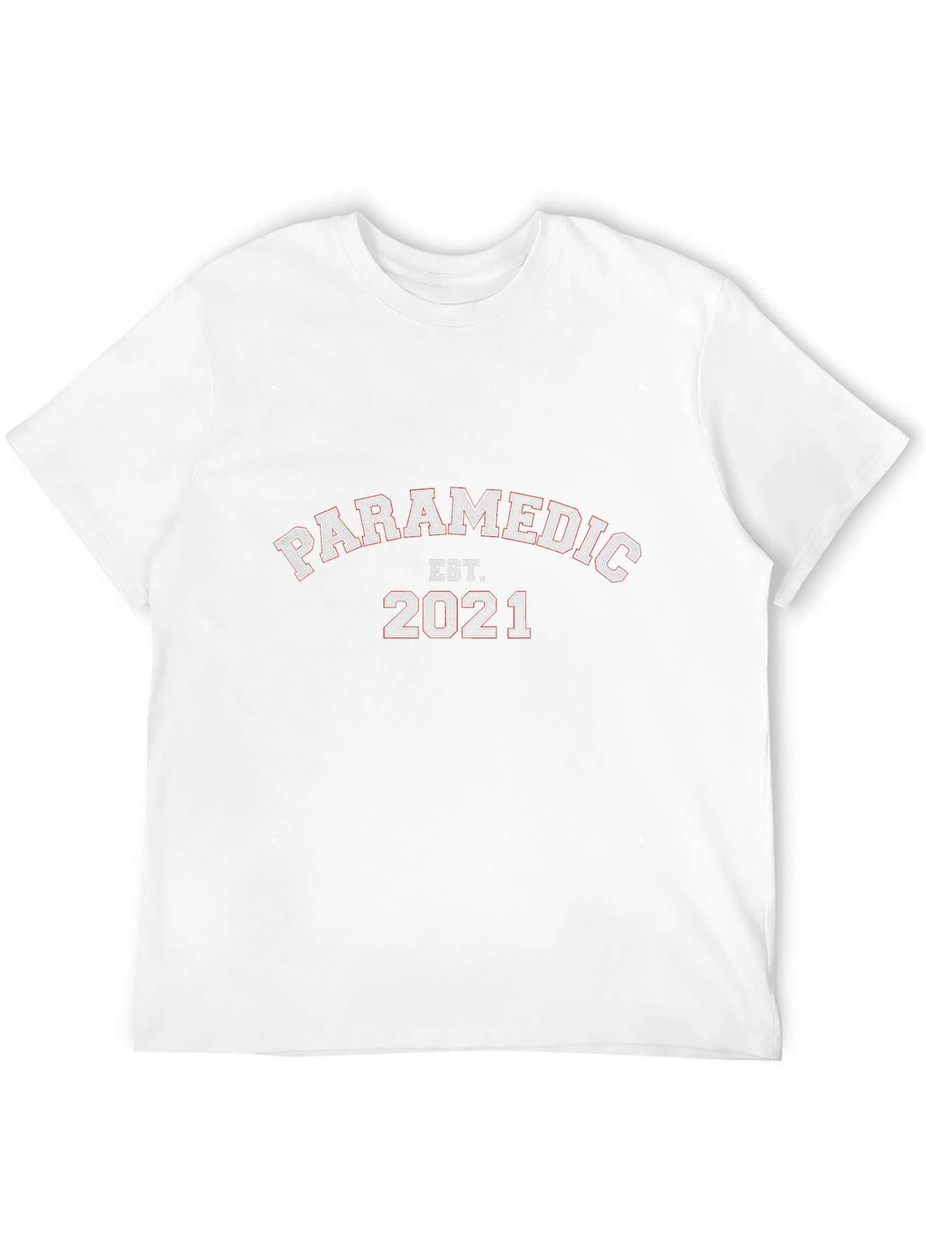 Black Paramedic Est. 2021 Black T-Shirt view 12