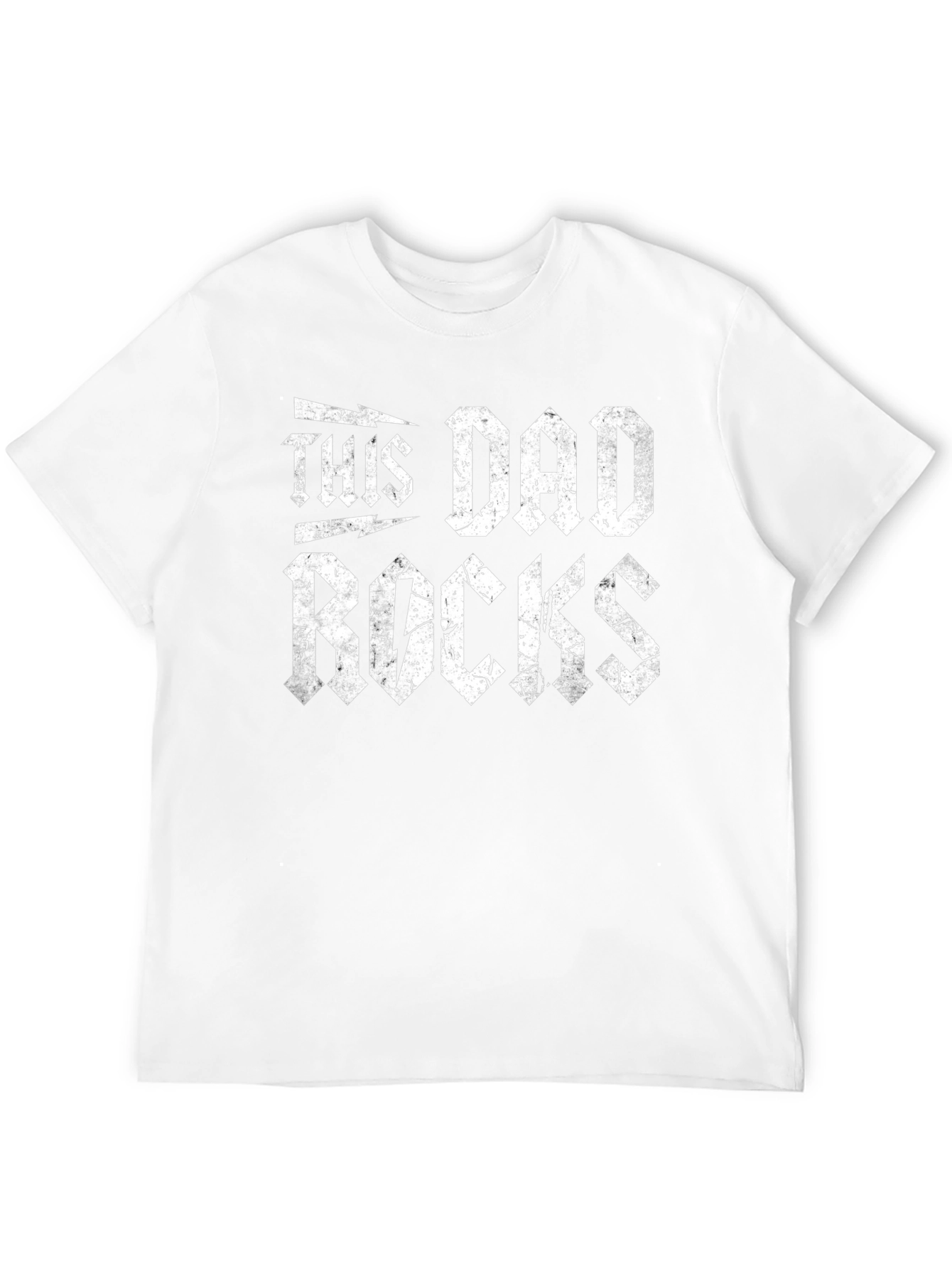 Black This Dad Rocks T-Shirt - Father's Day Gift view 12