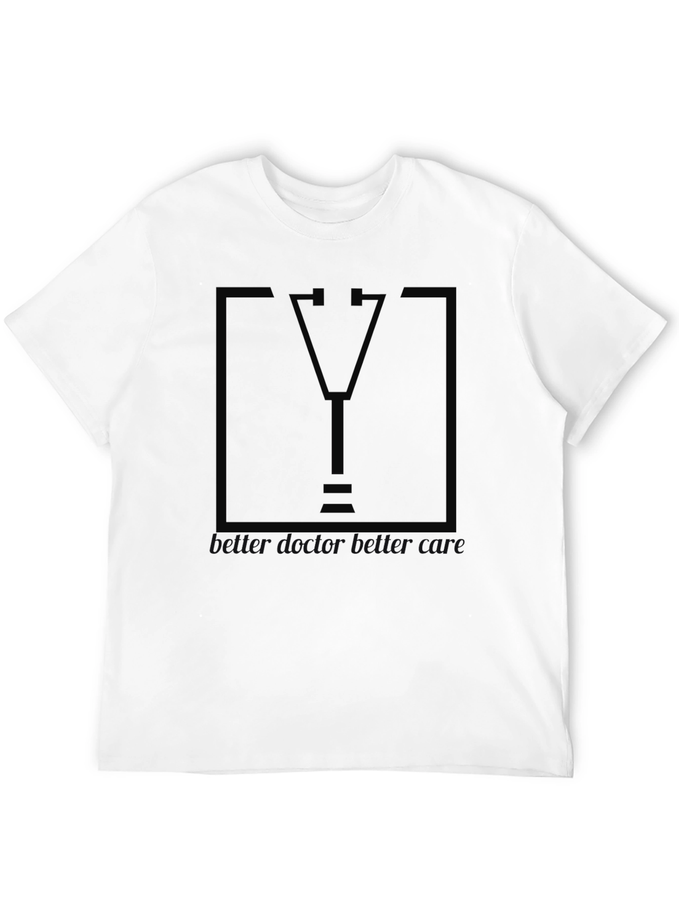 Black Medical Stethoscope Graphic Tee - Black view 12