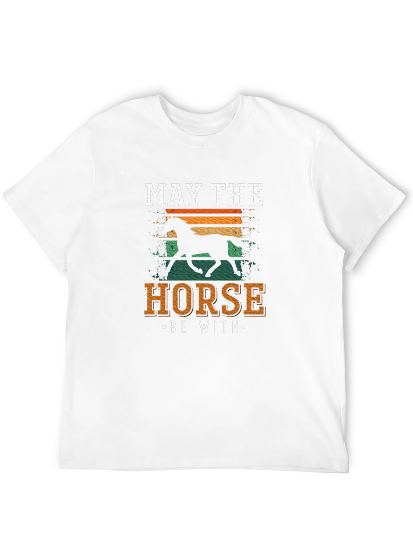 Black May The Horse Be With You Black Graphic Tee view 12