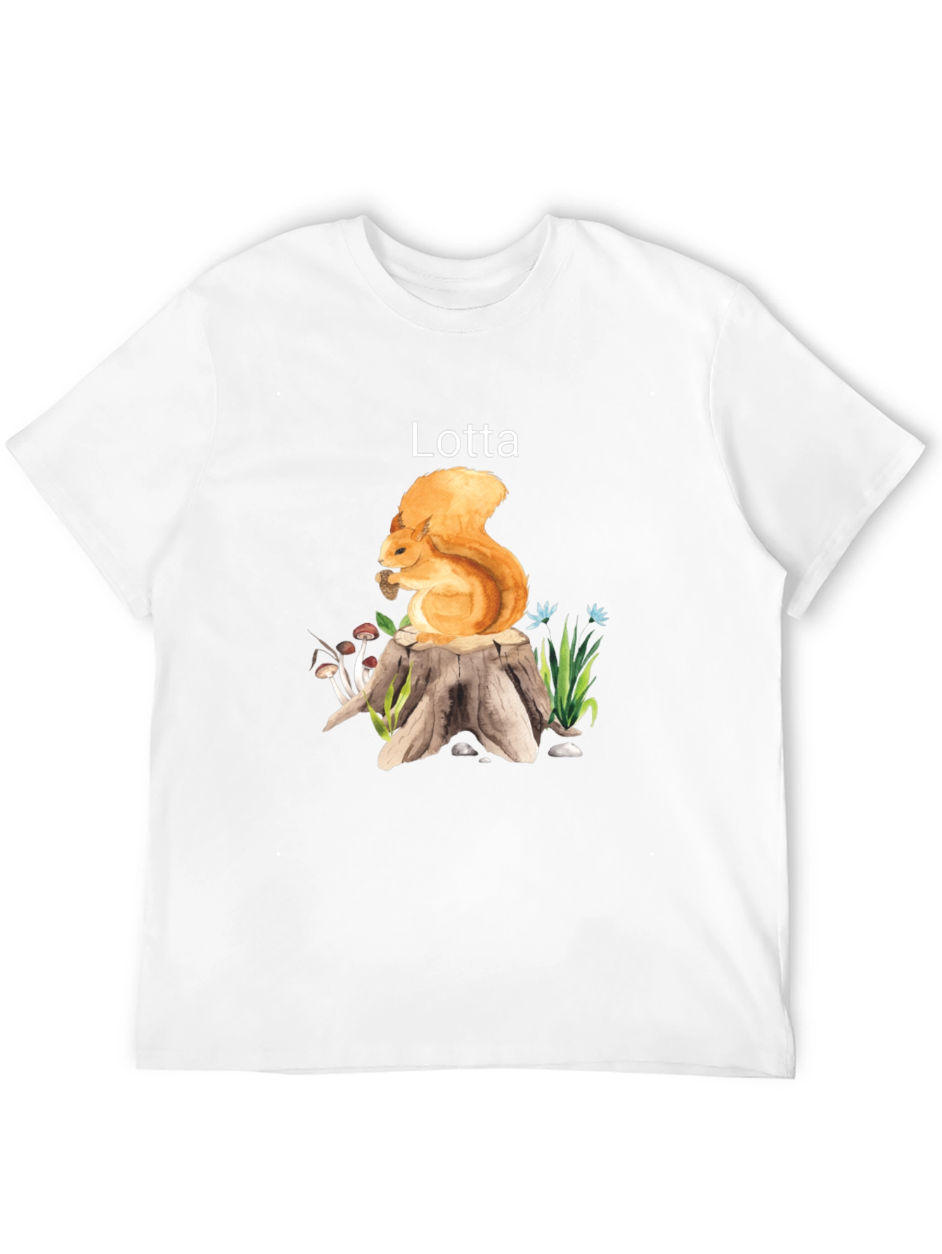 Black Squirrel Lotta T-Shirt - Unique Graphic Tee view 12