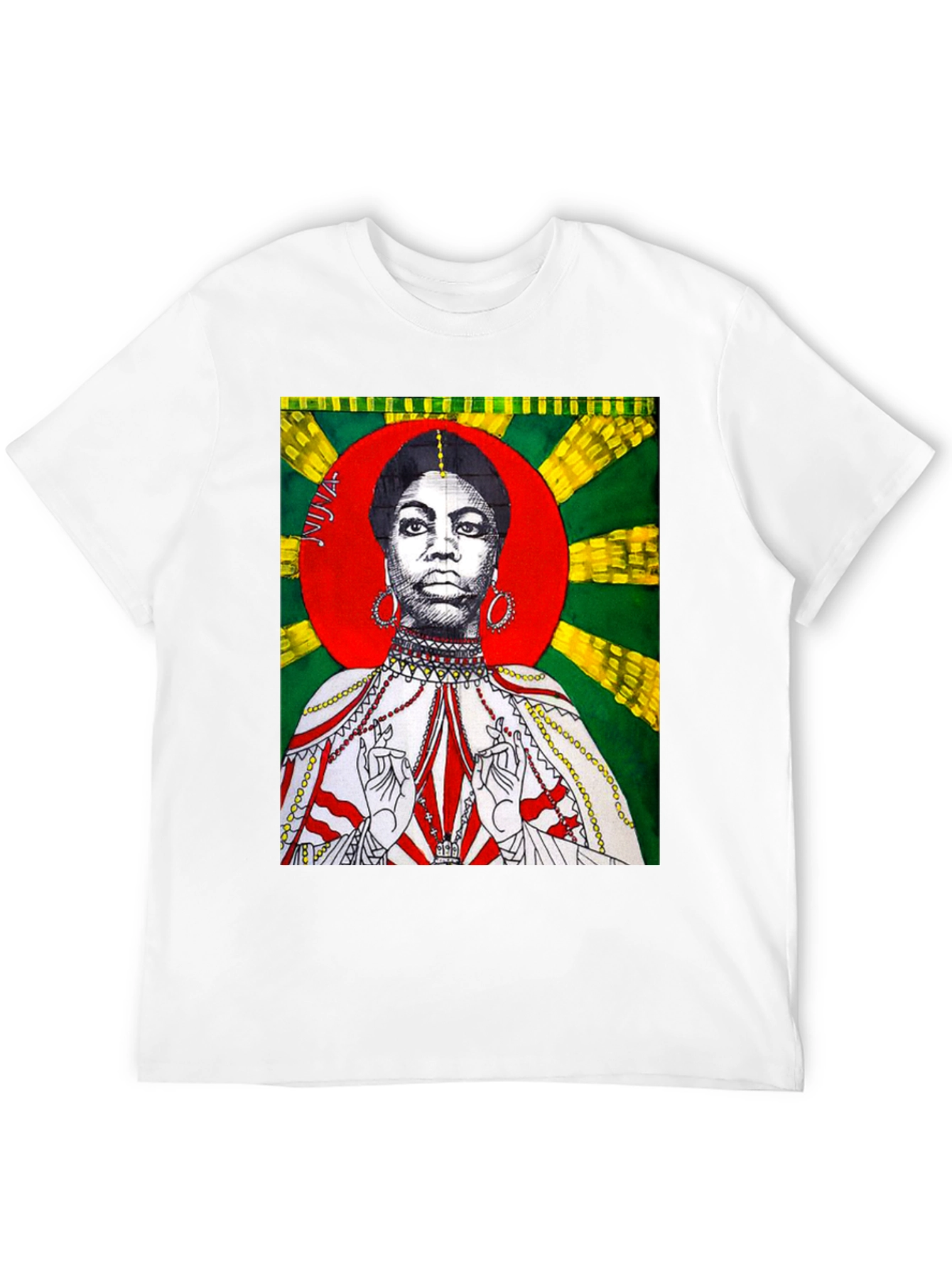 Black Nina Simone Graphic Print T-Shirt view 12