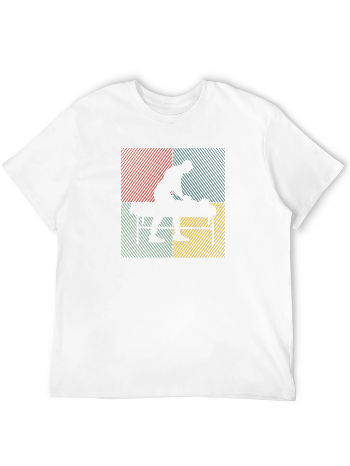 Black Massage Therapist Retro Style T-Shirt view 12