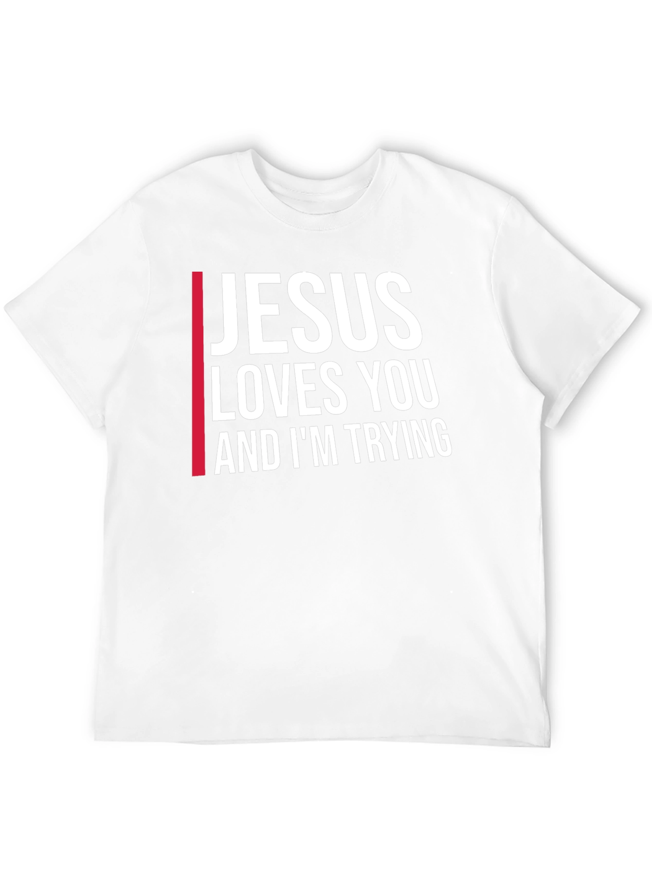 Black Jesus Loves You Graphic Tee - Black view 12