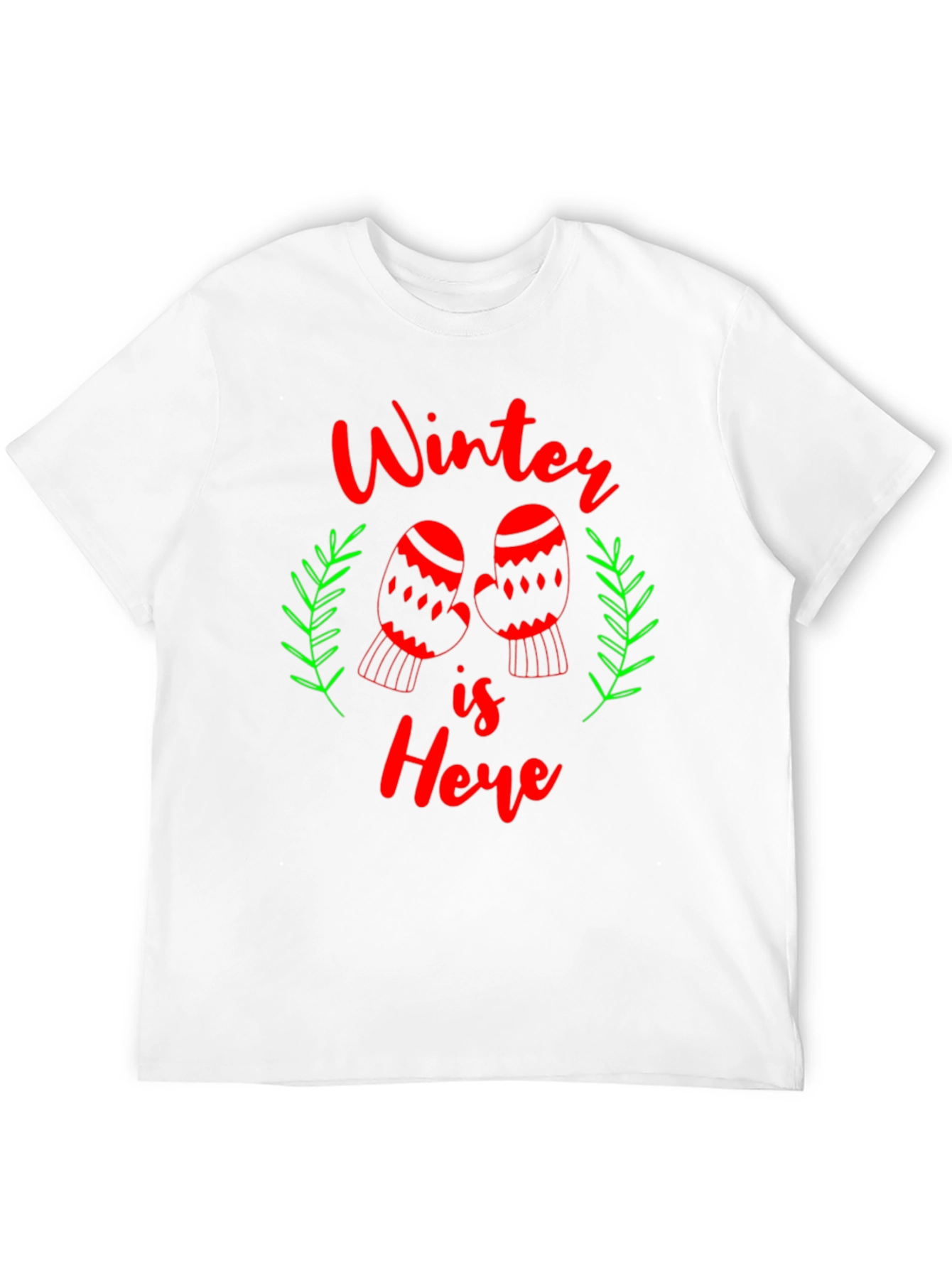 Black Winter is Here Holiday T-Shirt view 12