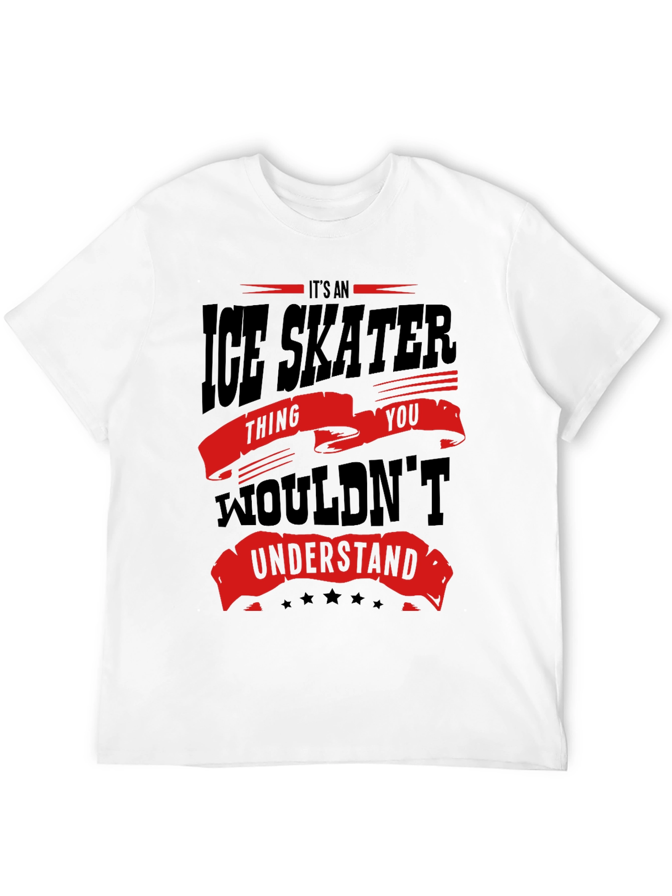 Black Ice Skater Thing T-Shirt view 12