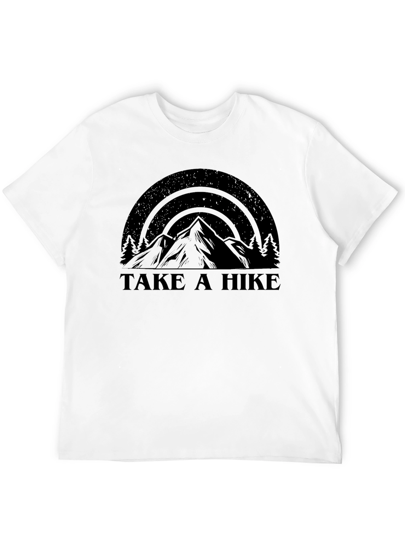 Black Take a Hike Graphic Tee - Adventure Awaits! view 12