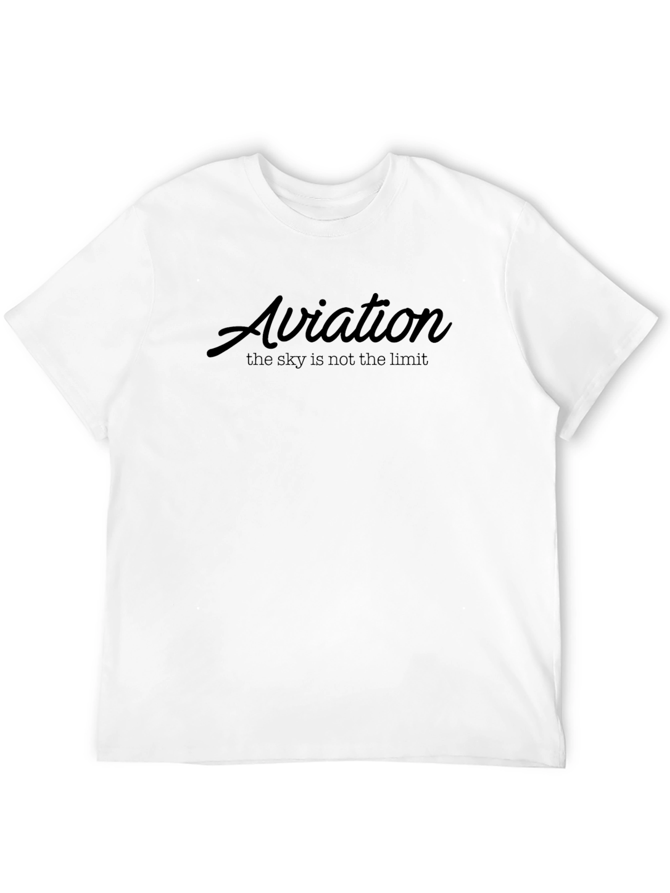 Black Aviation T-Shirt: The Sky is Not the Limit view 12