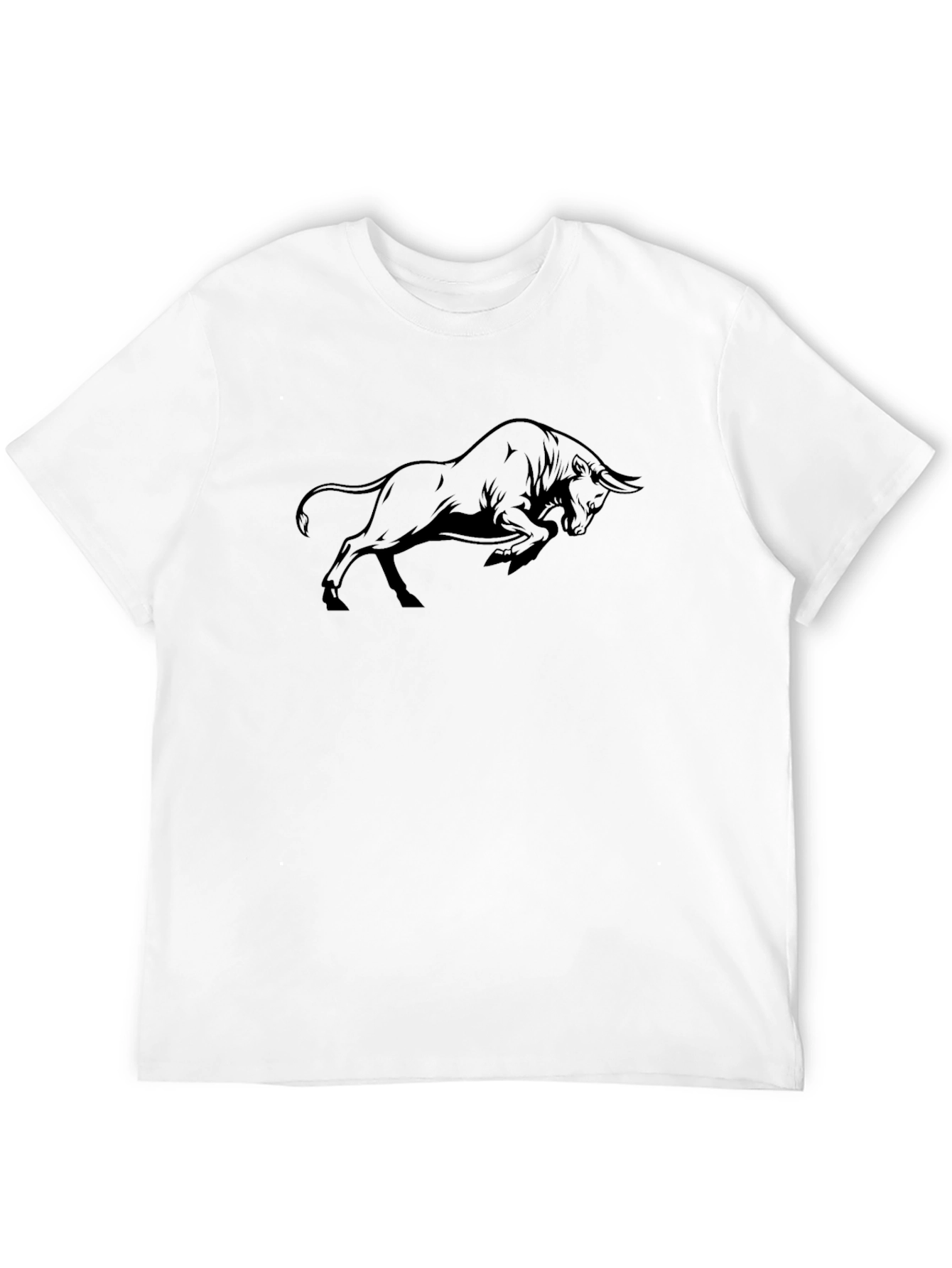 Black Black Bull Graphic Tee - Men's Casual Shirt view 12