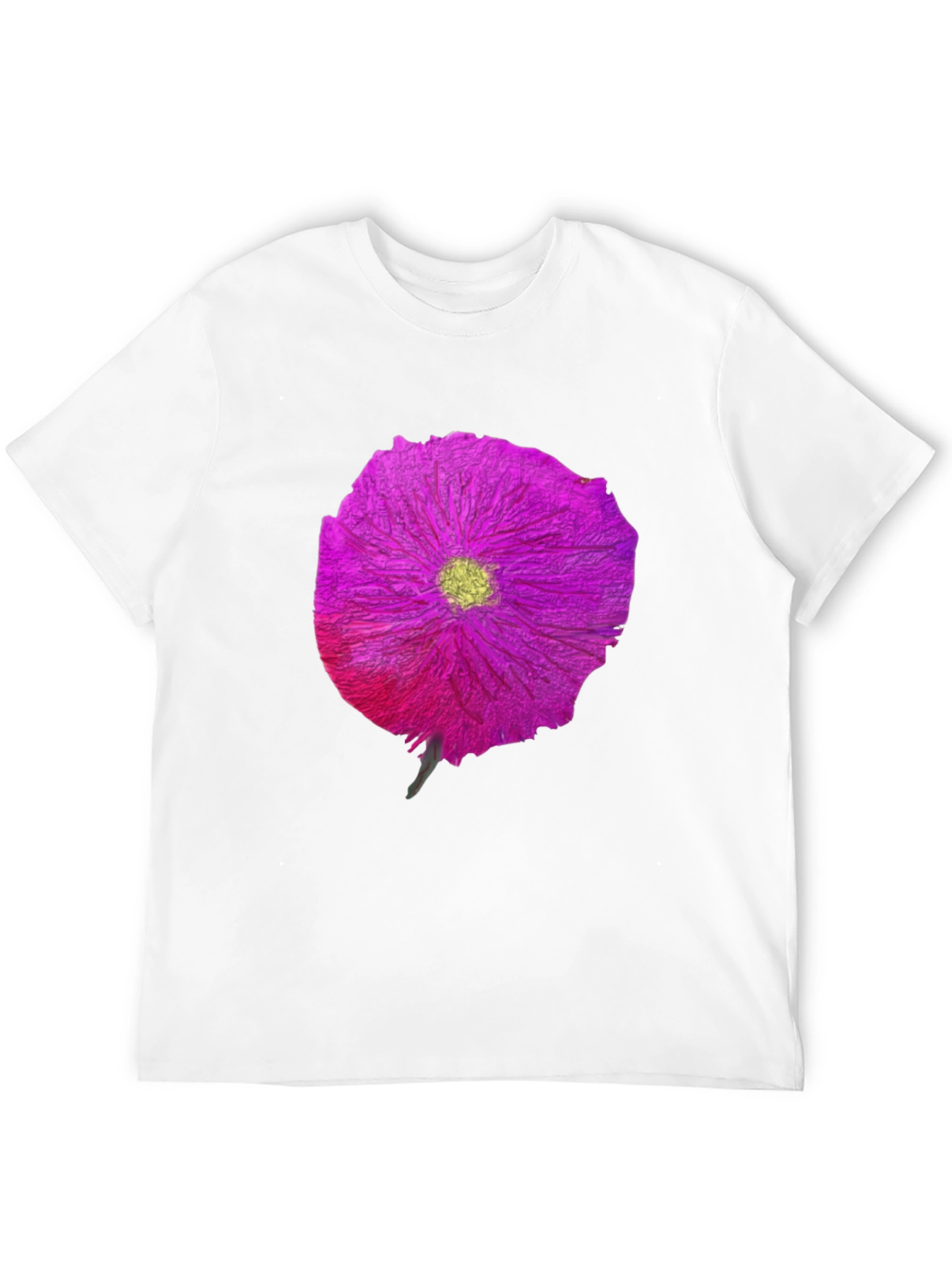 Black Floral Print Crew Neck T-Shirt view 12