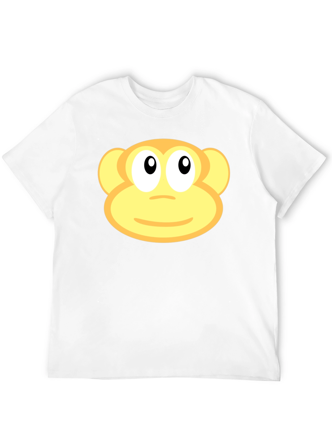 Black Monkey Face Graphic Black T-Shirt view 12