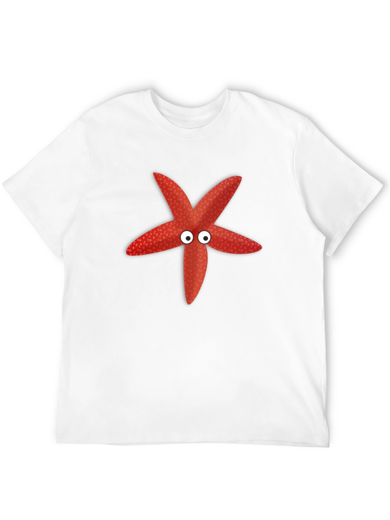 Black Starfish Graphic Tee - Funny Sea Creature Shirt view 12