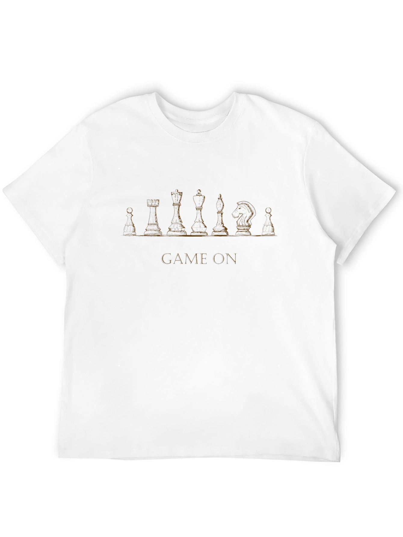 Black Game On Chess Piece Graphic T-Shirt - Black view 12