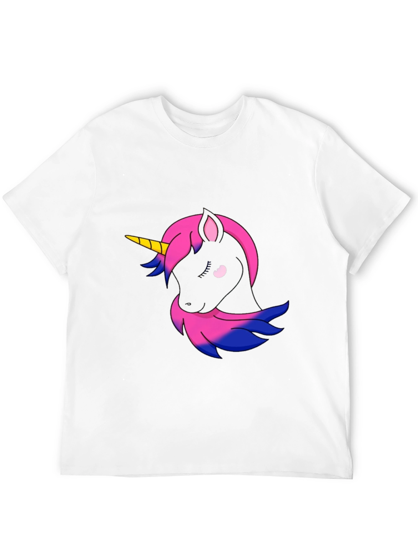 Black Bisexual Pride Unicorn Graphic Tee - Black view 12