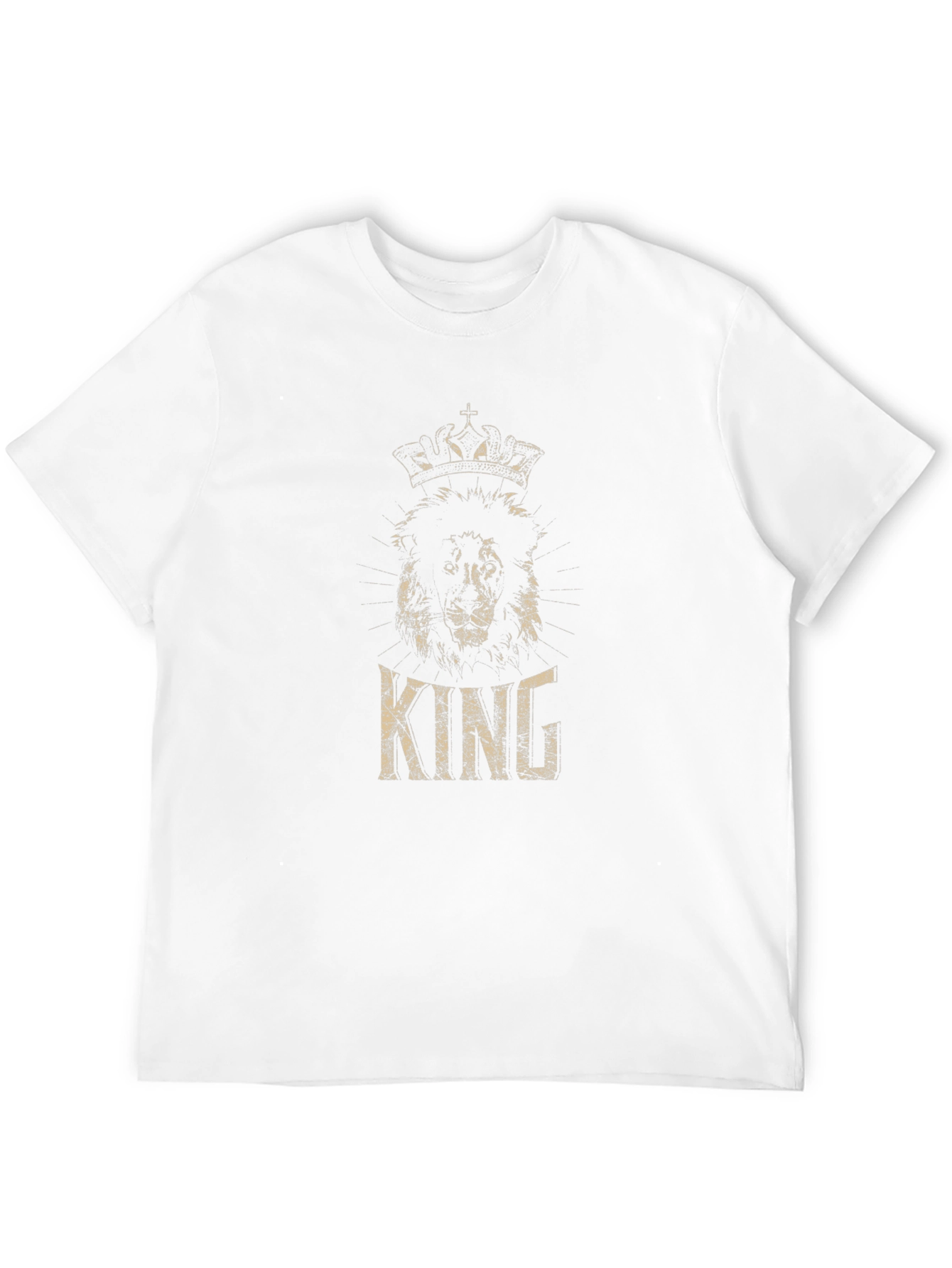 Black King Lion Crown Black T-Shirt view 12