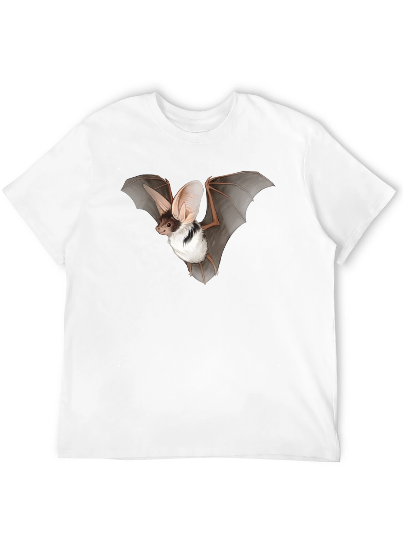 Black Bat Graphic Tee - Black Unisex T-Shirt view 12