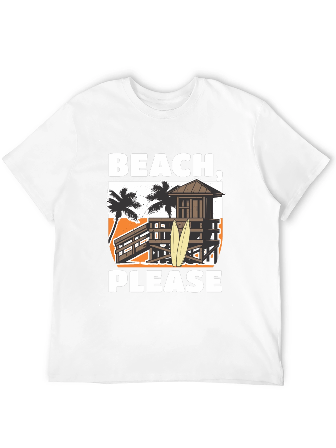 Black Beach, Please T-Shirt - Summer Vacation Apparel view 12