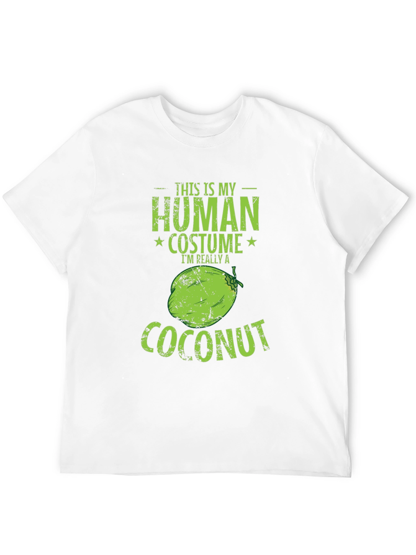 Black Human Costume Coconut Graphic Tee view 12